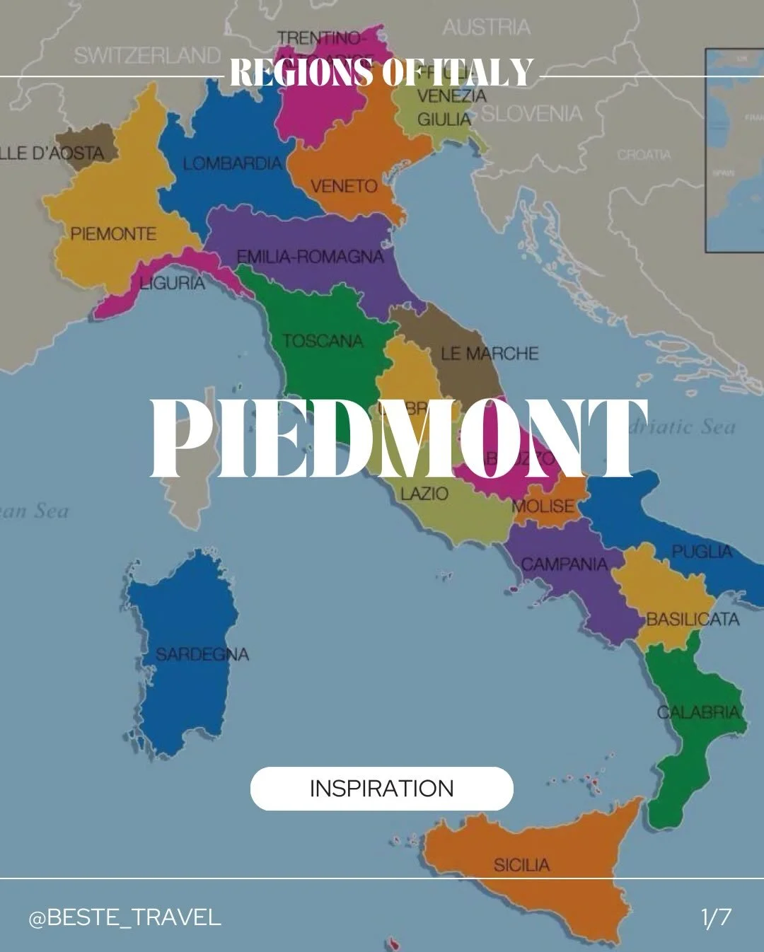 While this morning has been all about Men&rsquo;s Olympic Slope Style, our exploration of Italy takes us out of 2026 Winter Olympic country, though the Piedmont did host the games in 2006.

The Piedmont region sits in northwest Italy at the foot of t