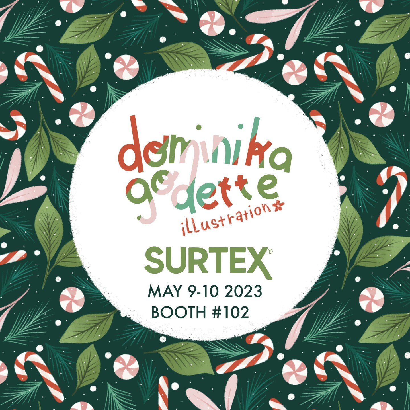 HOHOHO is it too early to start thinking about Christmas? 🎄 
If you are looking for some fresh Holiday art to make your product pop, come see me at @surtexshow in two weeks. I'll be exhibiting so many new Christmas designs!
.
.
.
#surtex2023 #surfac
