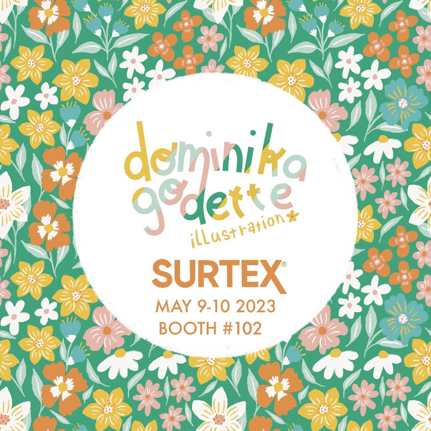 Happy Friday everyone and a last minute invite for @surtexshow come see me on Tuesday and Wednesday in NYC!
Can't wait!
.
.
.
#tradeshow #surtexshow2023 #surtex #patternillustration #artlicensing #patterndesign #surfacepatterndesign #fabricdesign #te