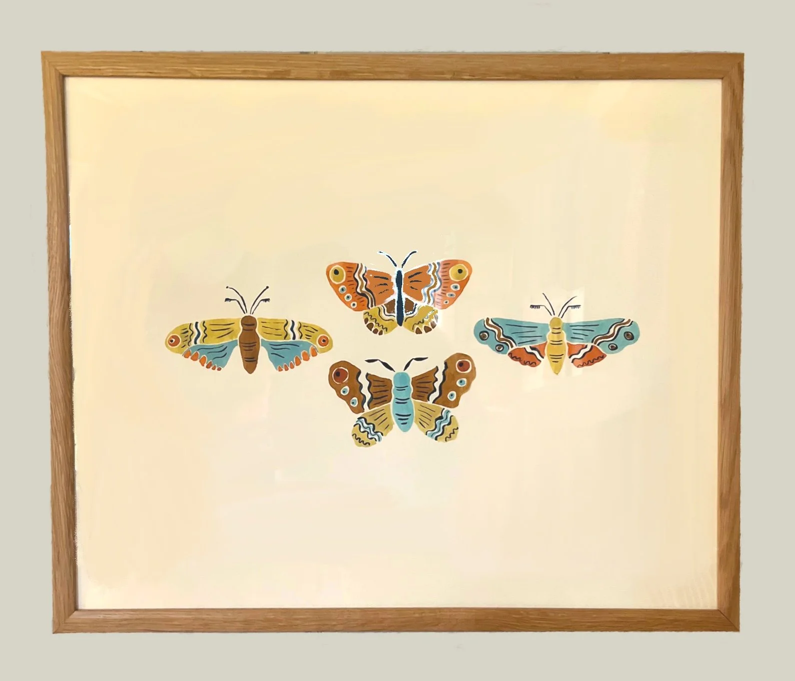 Wild Moths, watercolor on paper, 12"x16"
$150