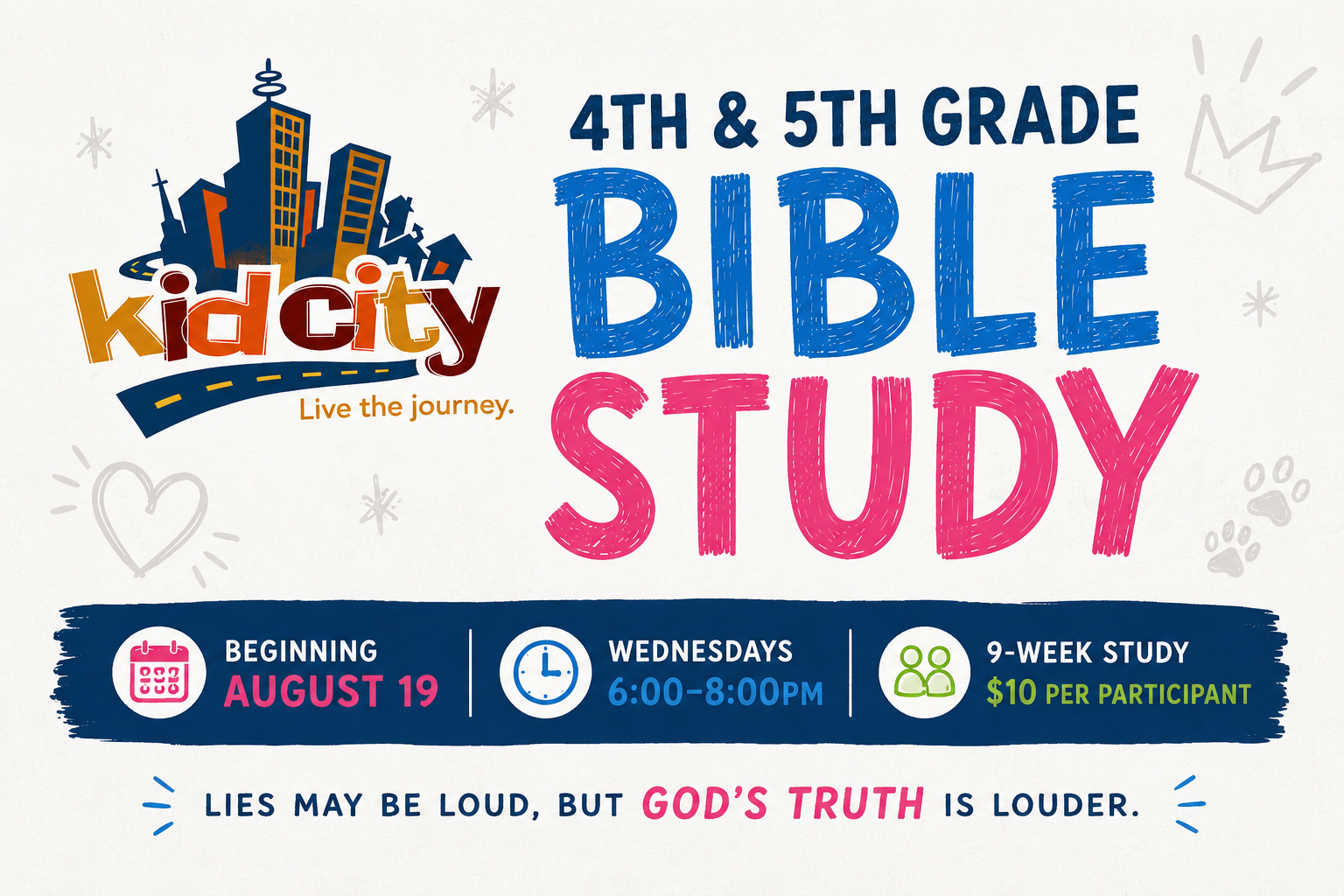 4th & 5th Grade Bible Study