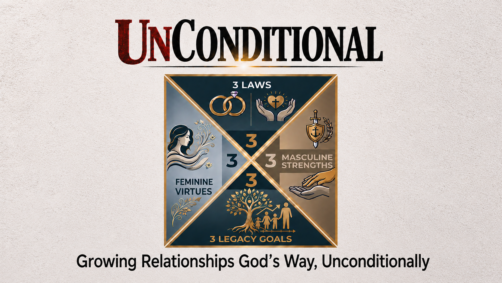 NEW DATE - UNCONDITIONAL w/ Dr James Johnson Doing Relationships God’s Way