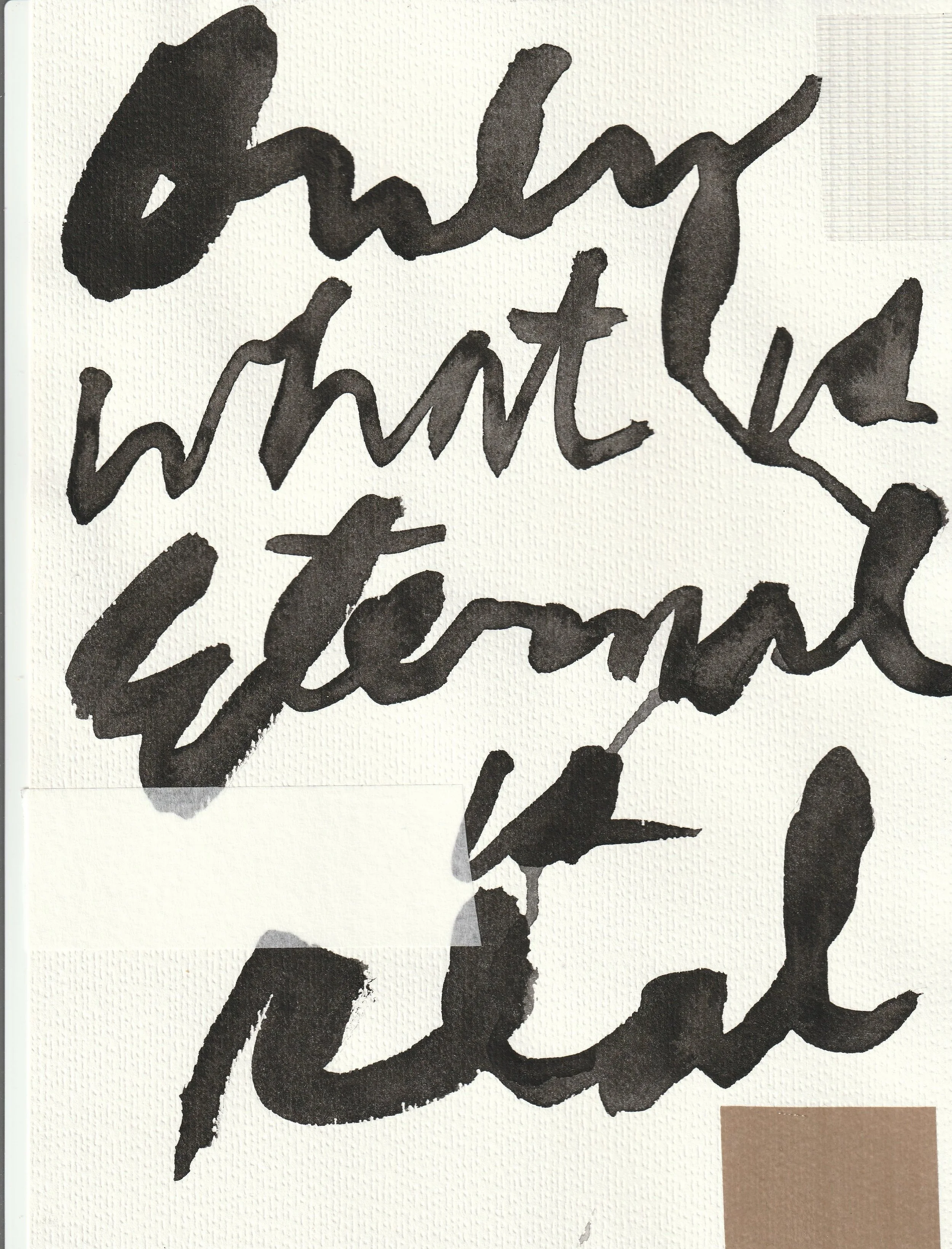 Only What is Eternal is Real