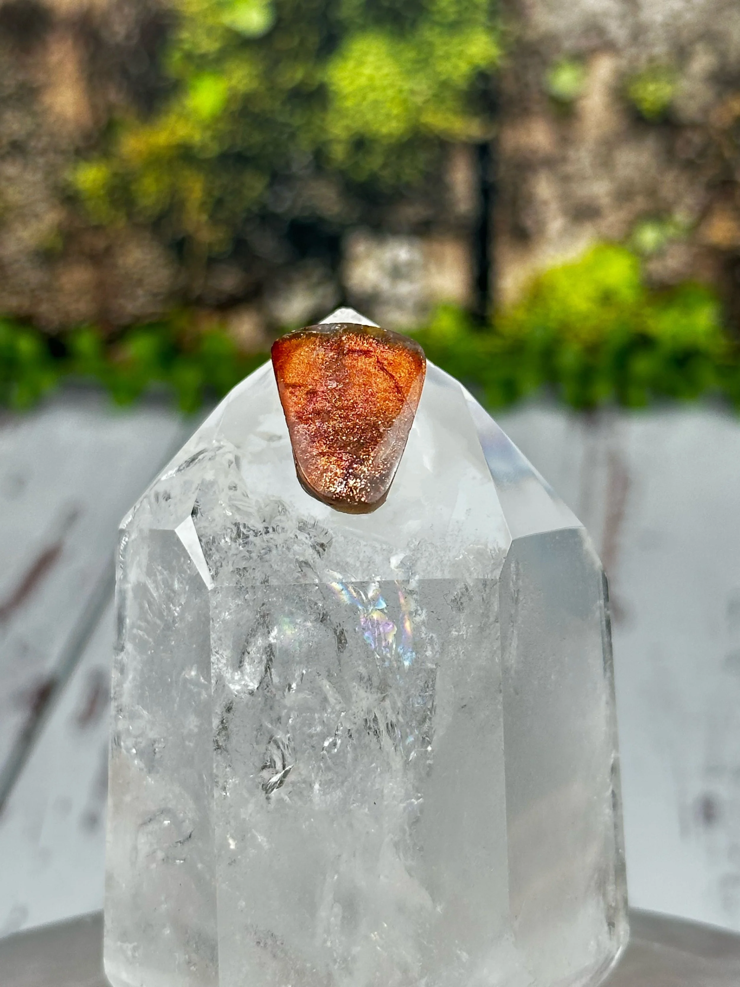 Purple Haze Sunstone Gemstone Tanzania #11