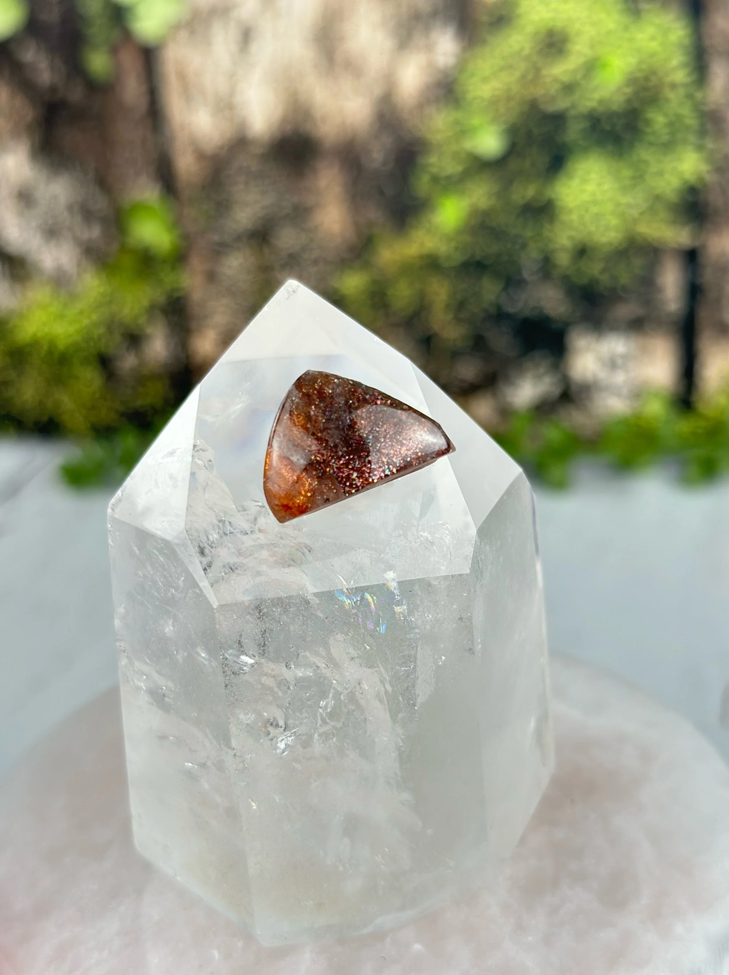 Purple Haze Sunstone Gemstone Tanzania #14