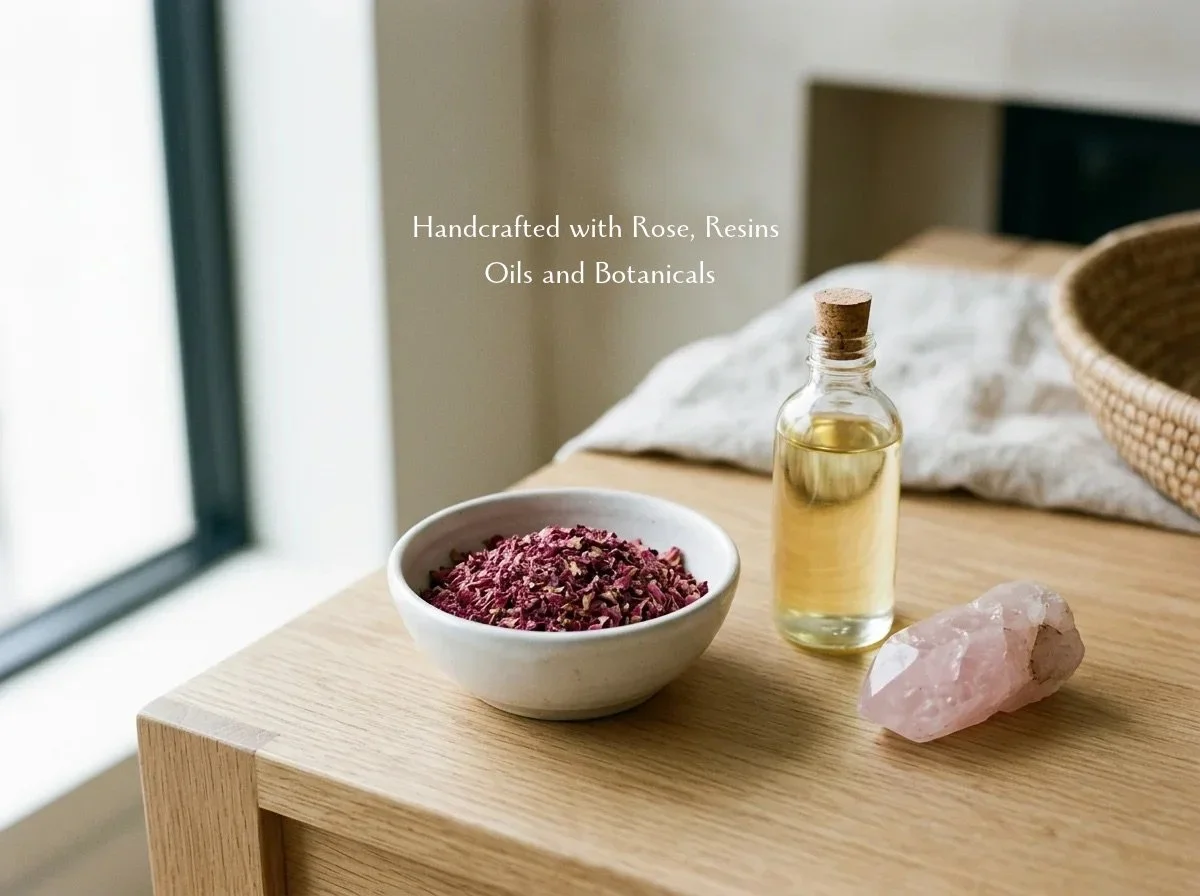 Handcrafted with Rose, Resins Oils and Botanicals.jpg