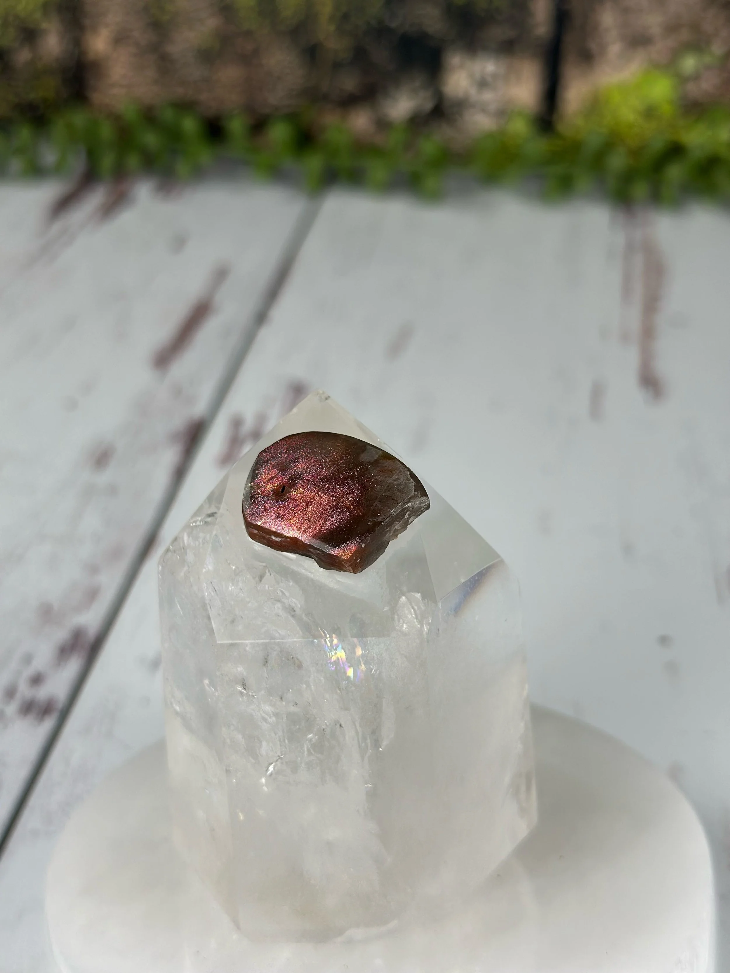 Purple Haze Sunstone Gemstone Tanzania #29