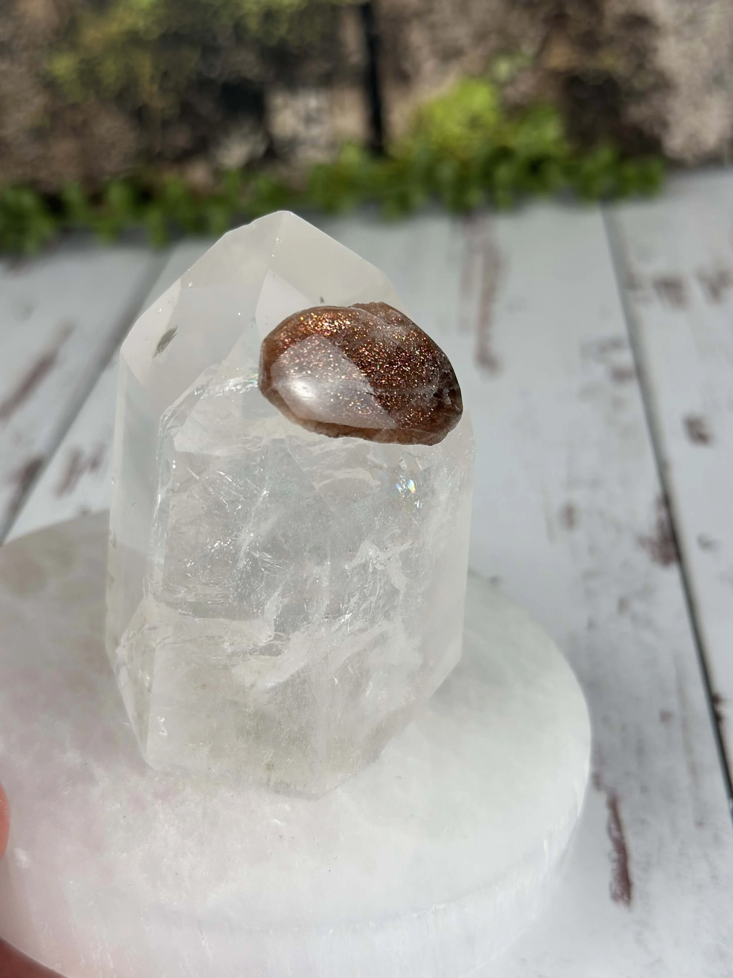 Purple Haze Sunstone Gemstone Tanzania #23