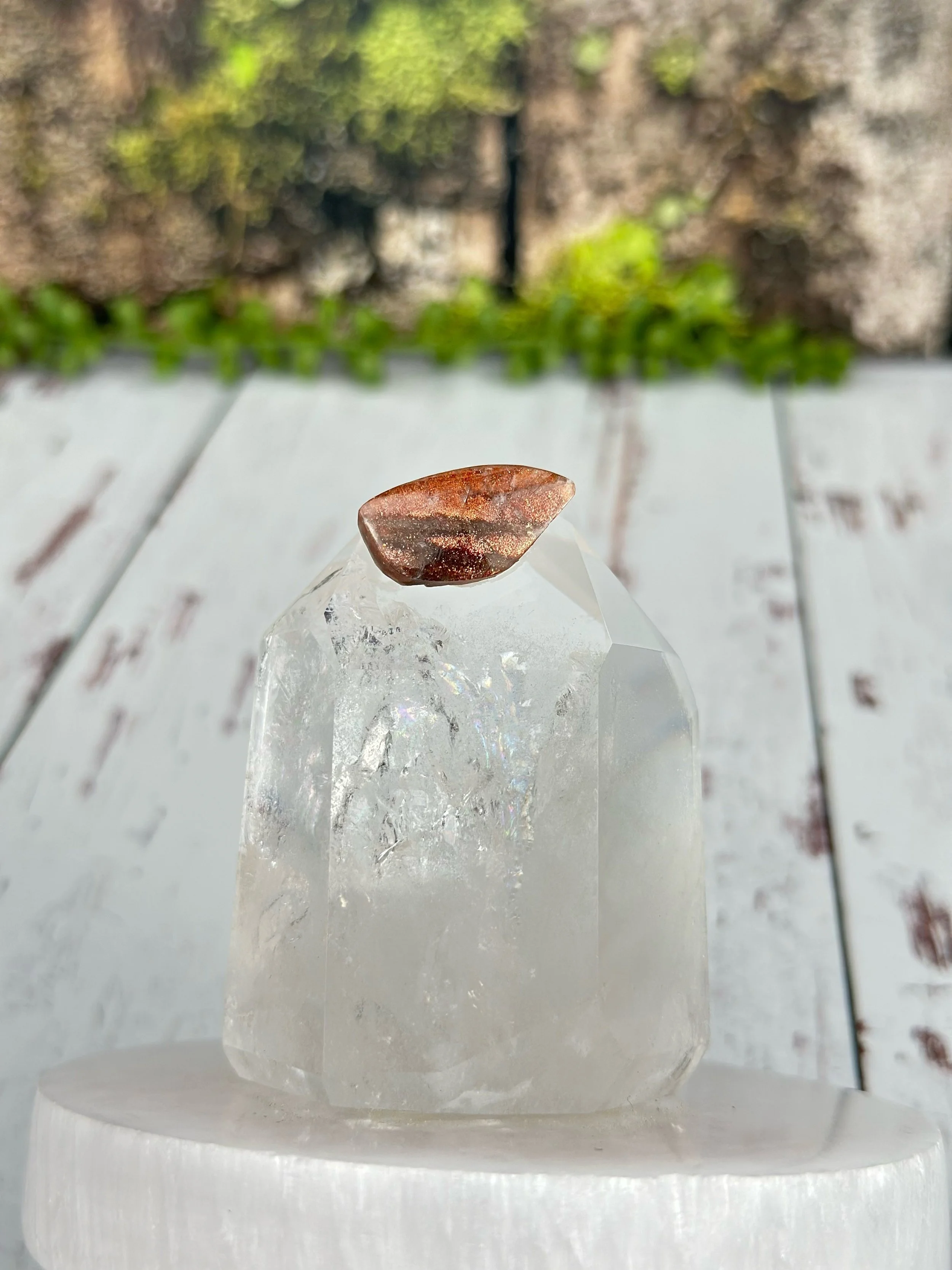 Purple Haze Sunstone Gemstone Tanzania #1