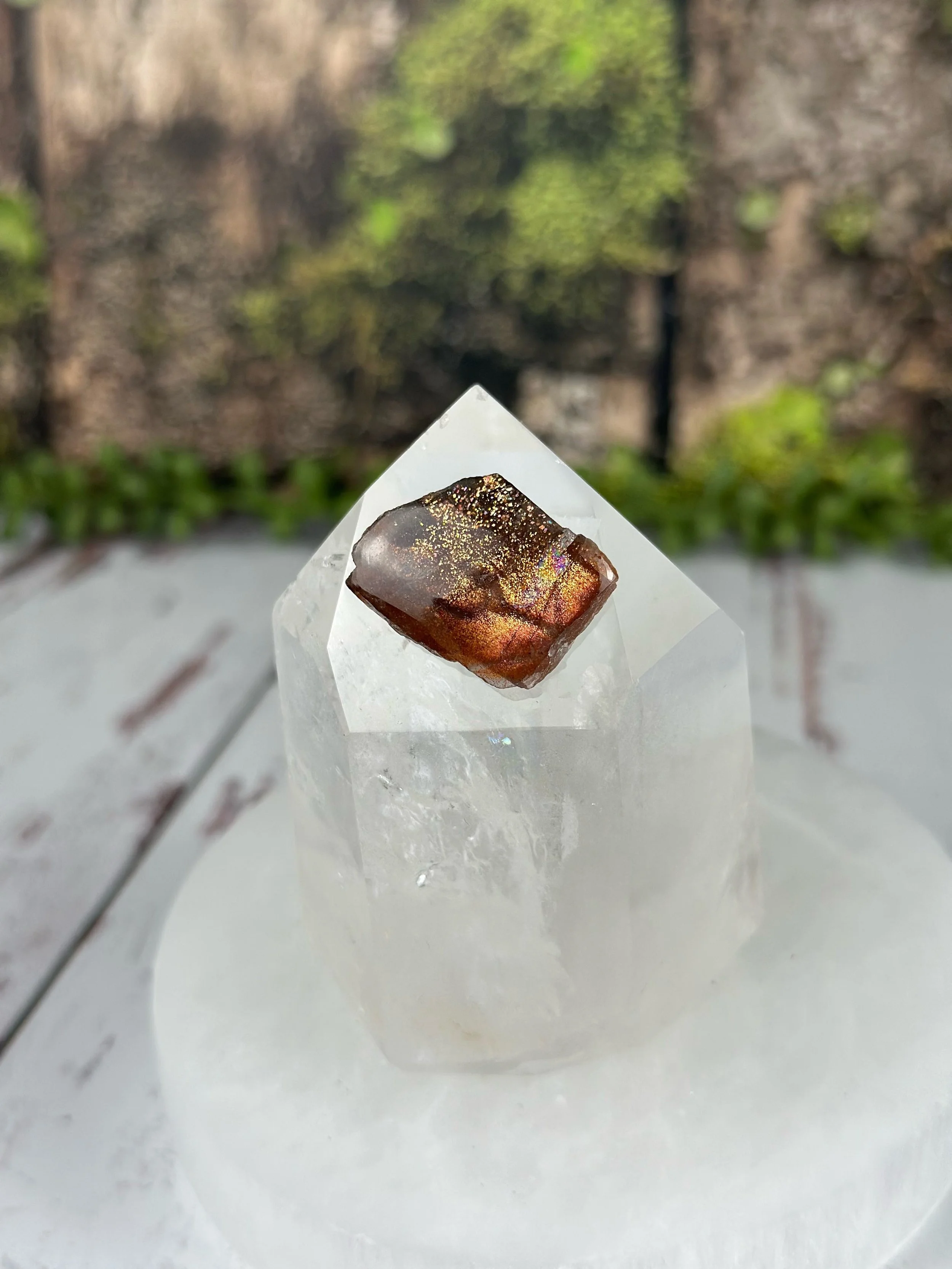 Purple Haze Sunstone Gemstone Tanzania #30