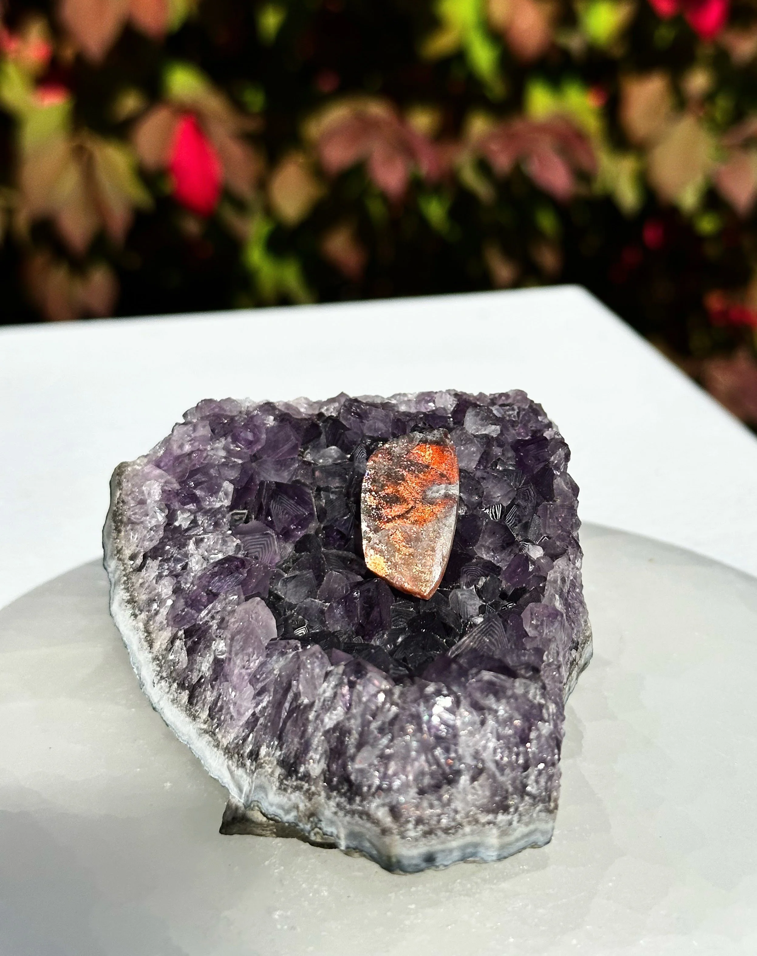 Purple Haze Sunstone Gemstone Tanzania #9