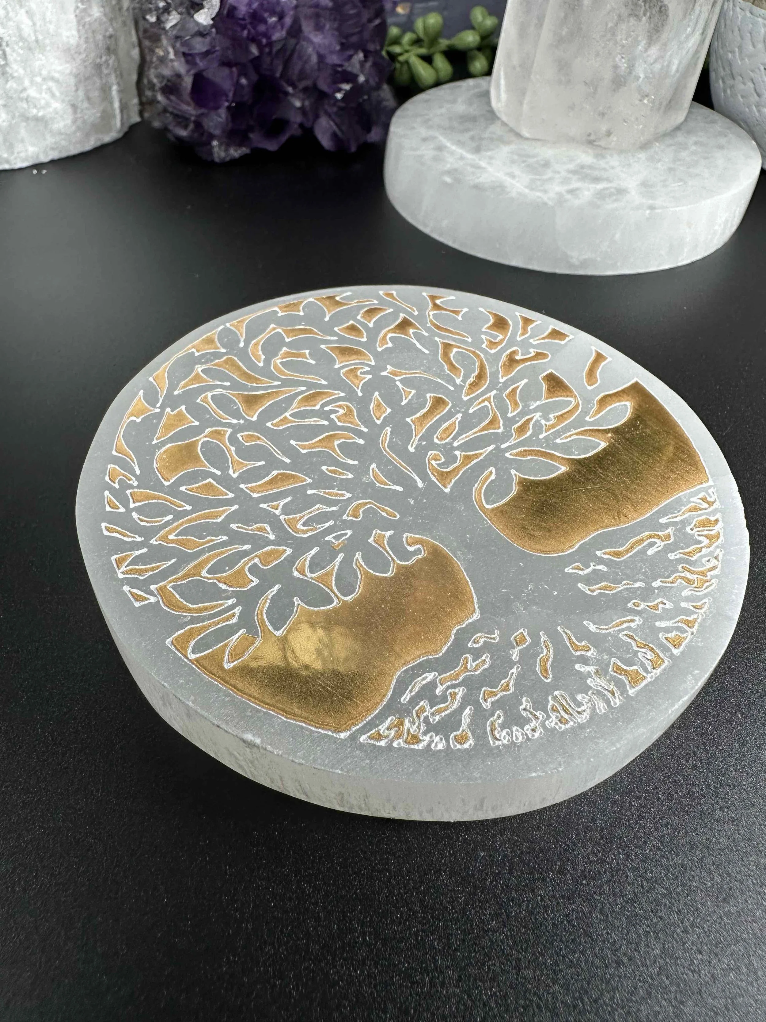 SELENITE GOLDEN TREE OF LIFE PLATE A.jpeg