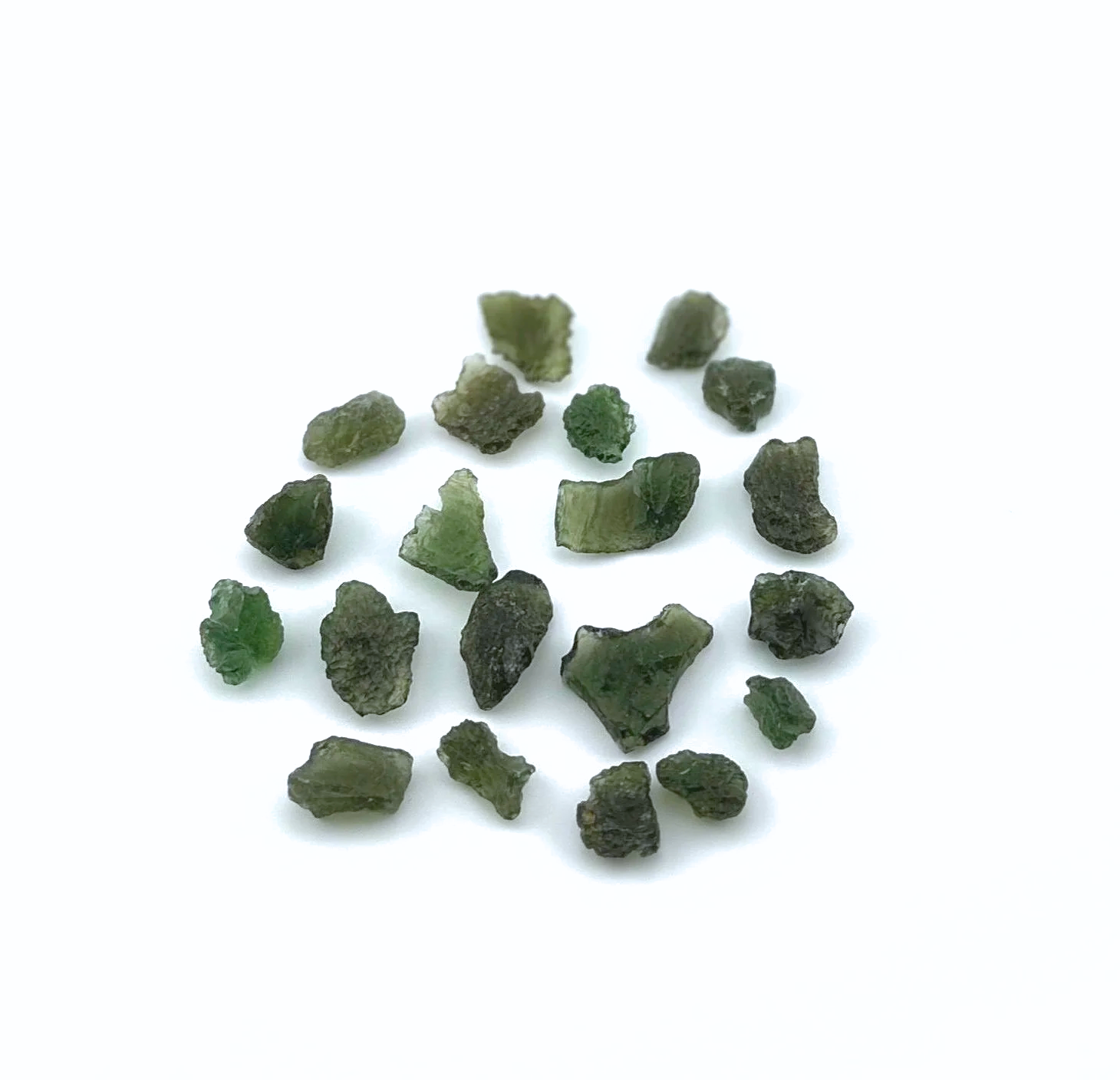 Moldavite Raw Loose Crystals
