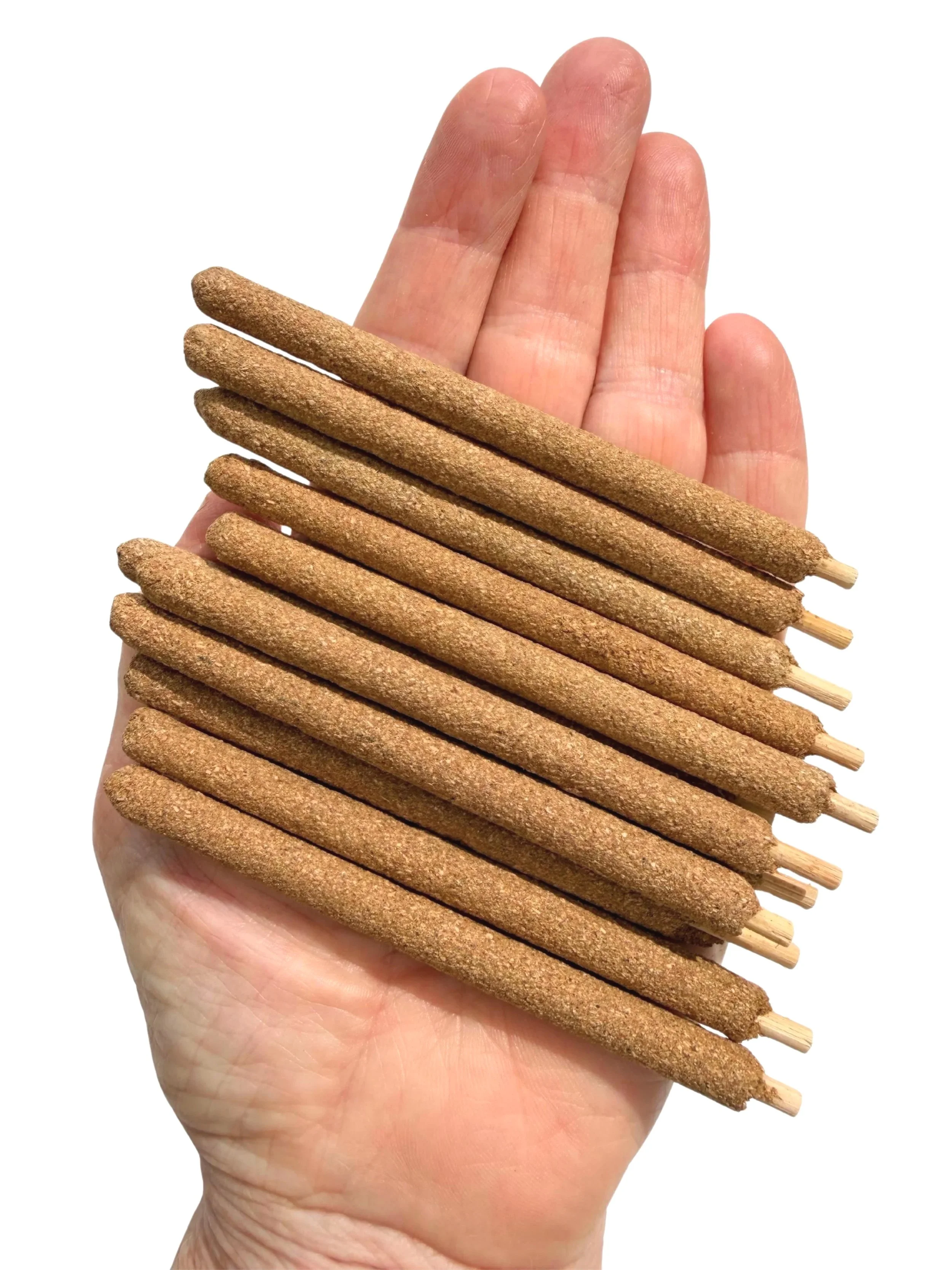 Handcrafted Artisan Palo Santo and Cinnamon Thick Incense Sticks 4"