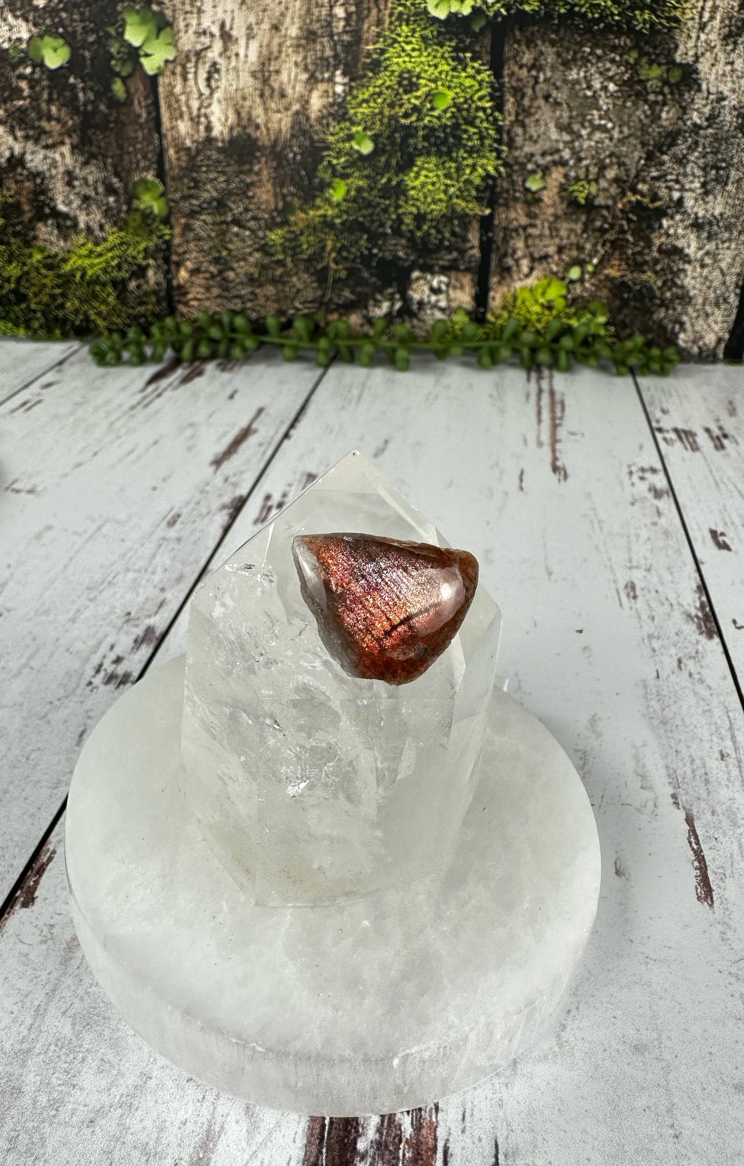 Purple Haze Sunstone Gemstone Tanzania #28