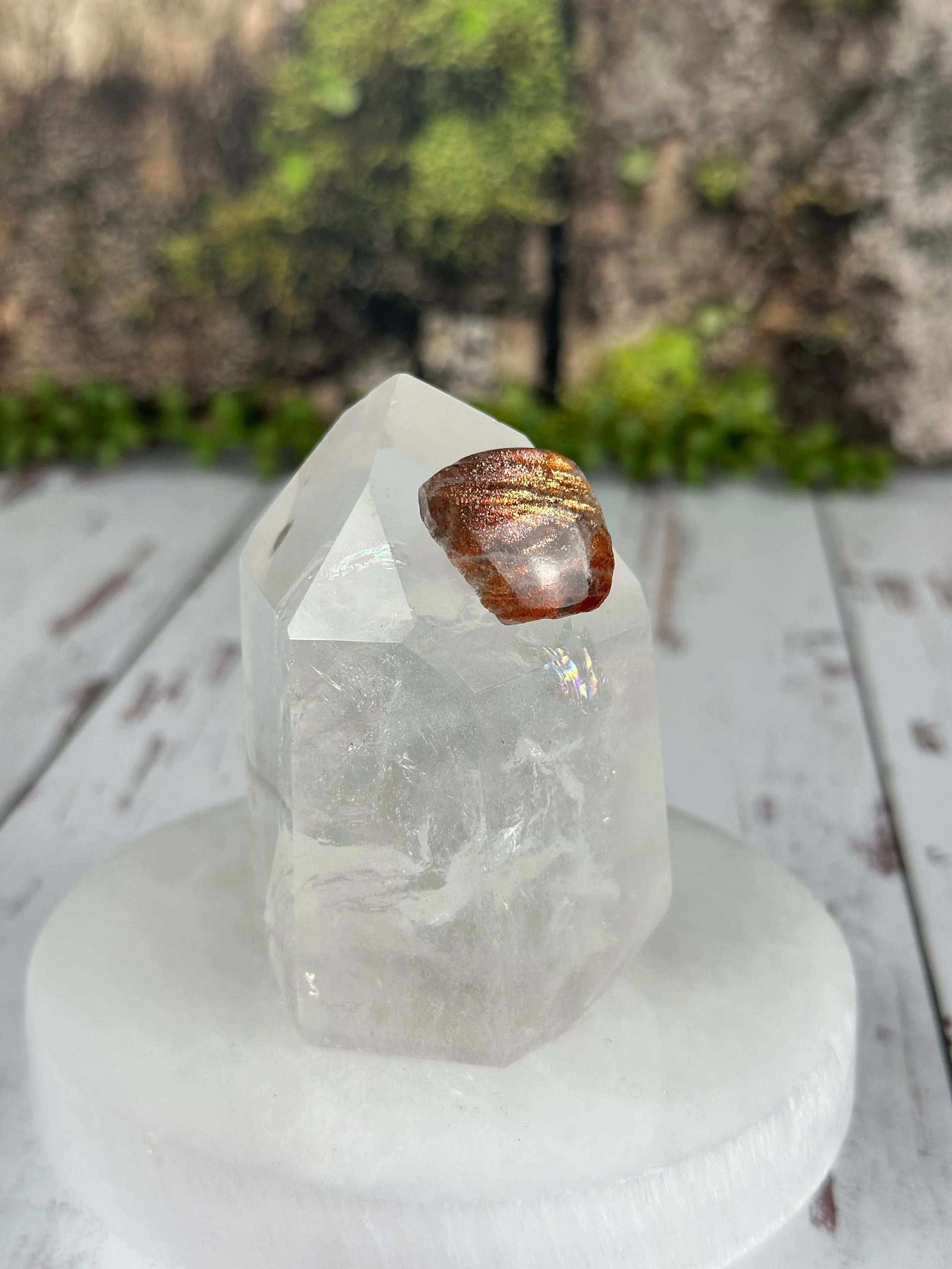 Purple Haze Sunstone Gemstone Tanzania #24
