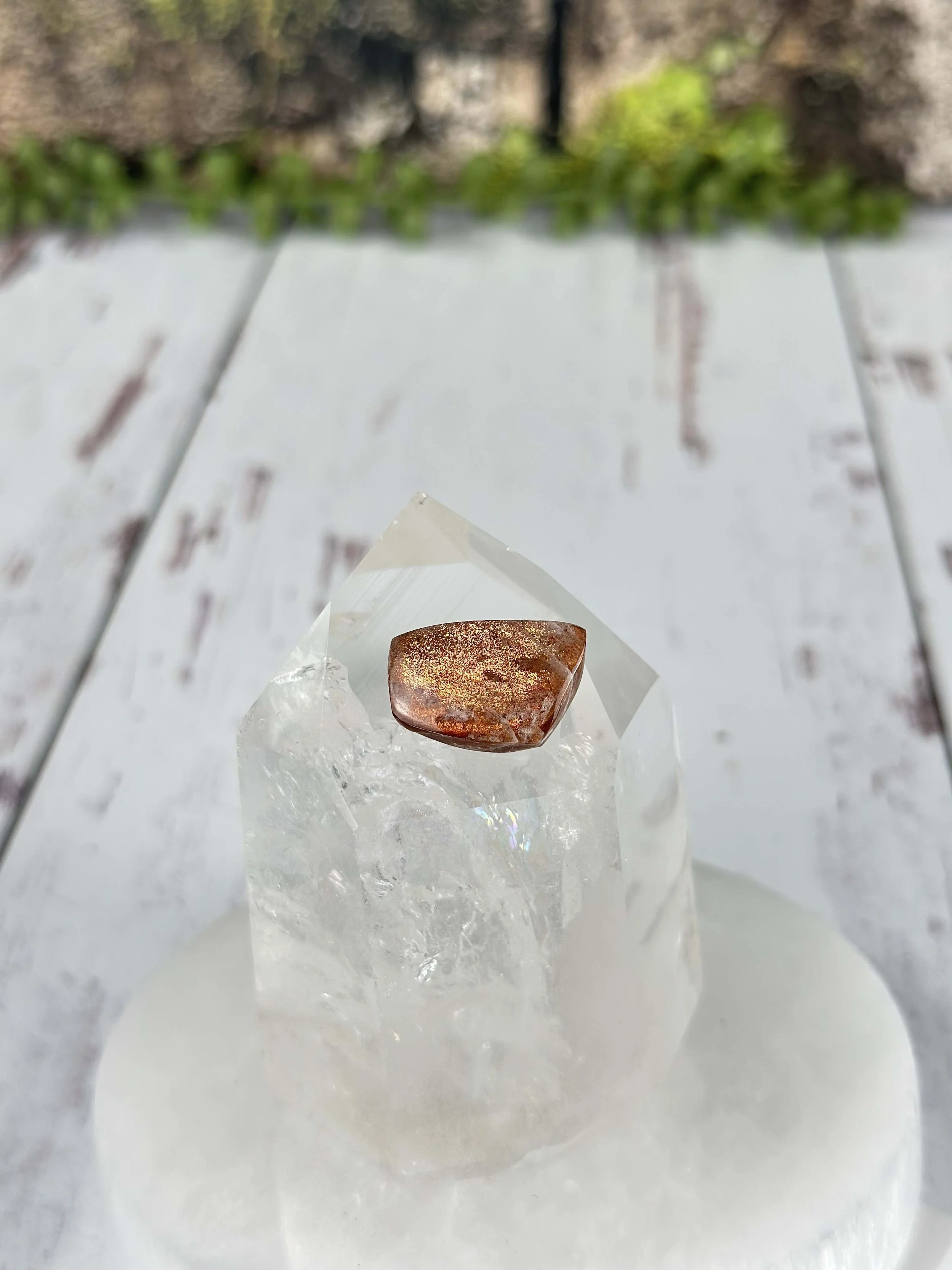 Purple Haze Sunstone Gemstone Tanzania #17