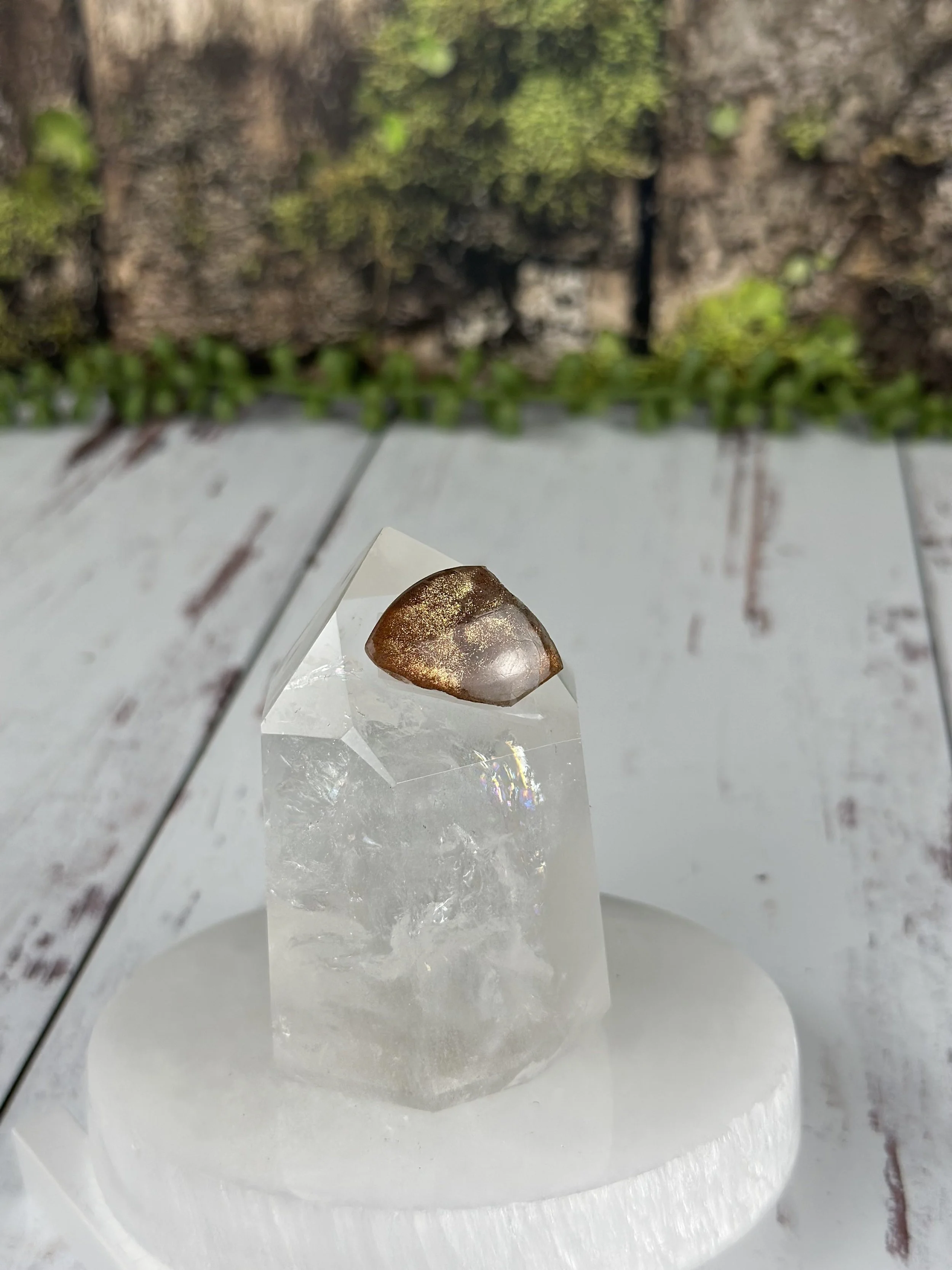 Purple Haze Sunstone Gemstone Tanzania #25