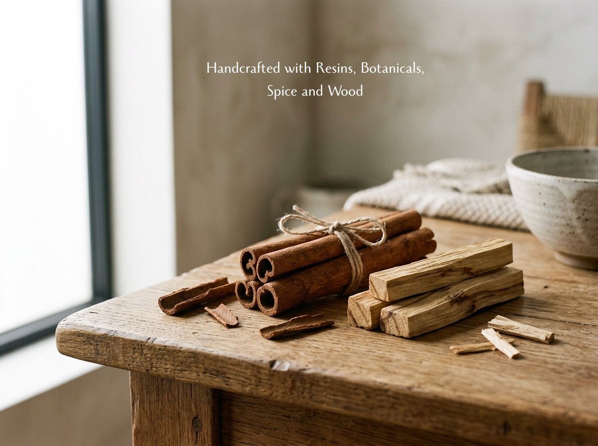 Handcrafted with CINNAMON Resins, Botanicals, Spice and Wood.jpg