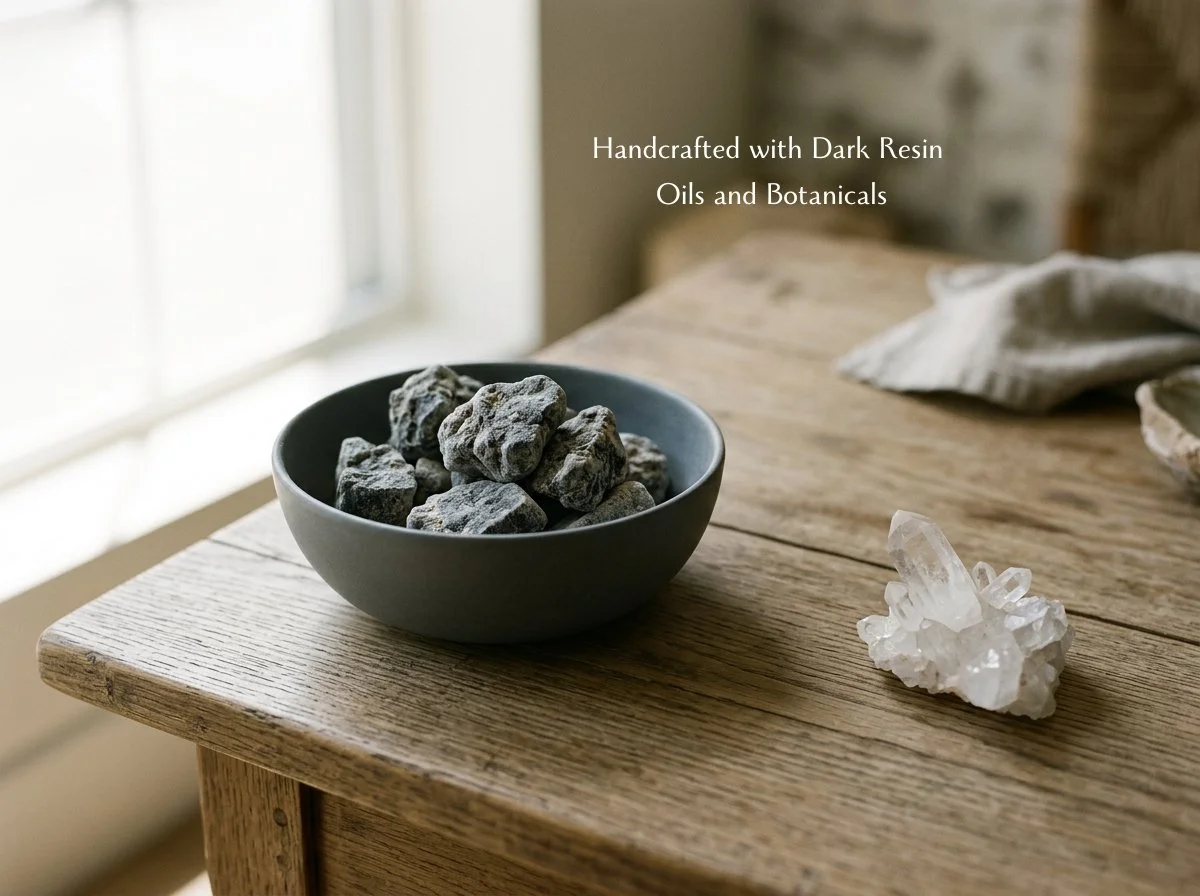 BLACK MAYAN COPAL Handcrafted with Dark Resin Oils and Botanicals.jpg
