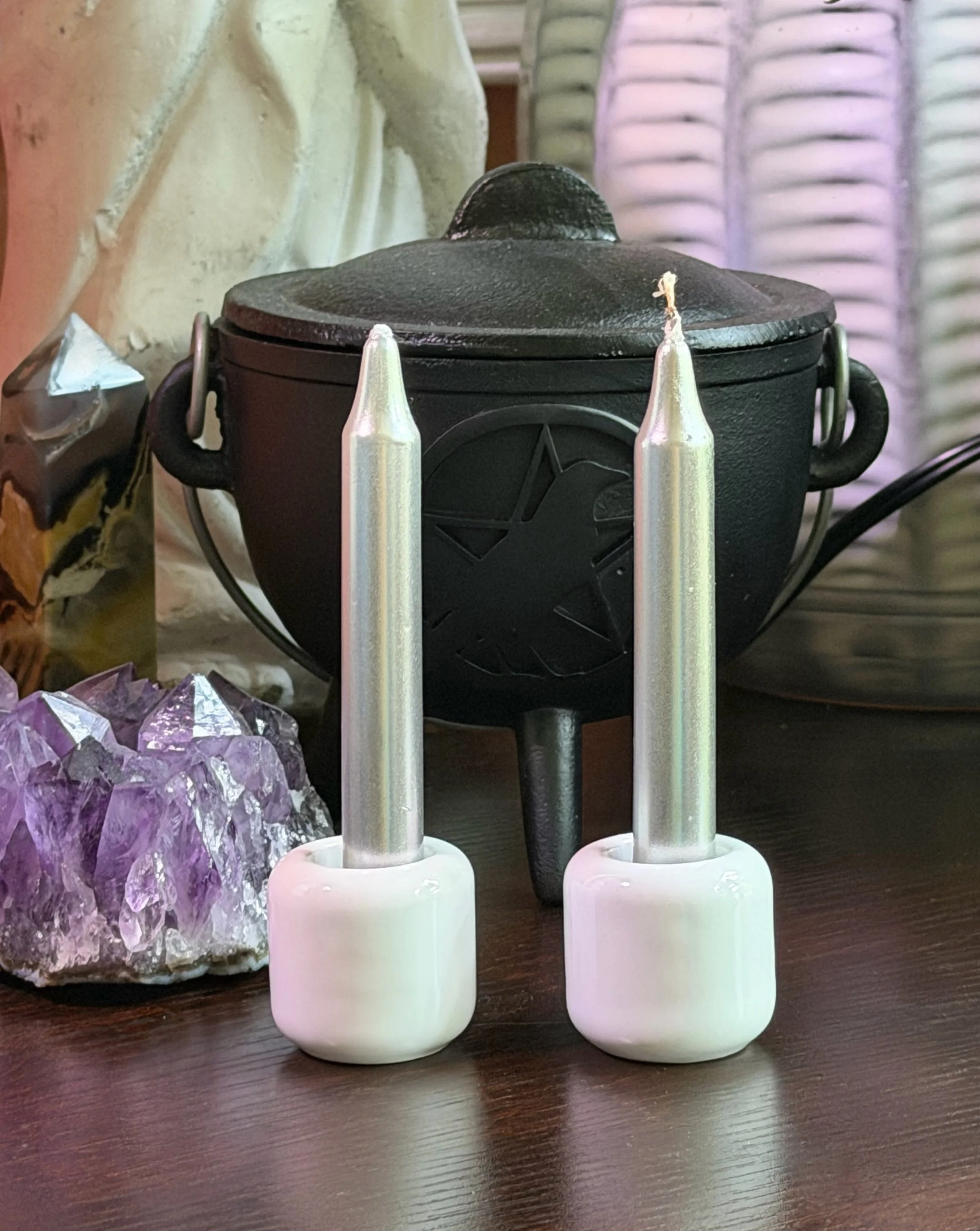 CERAMIC PLAIN WHITE CHIME CANDLE HOLDER.jpeg