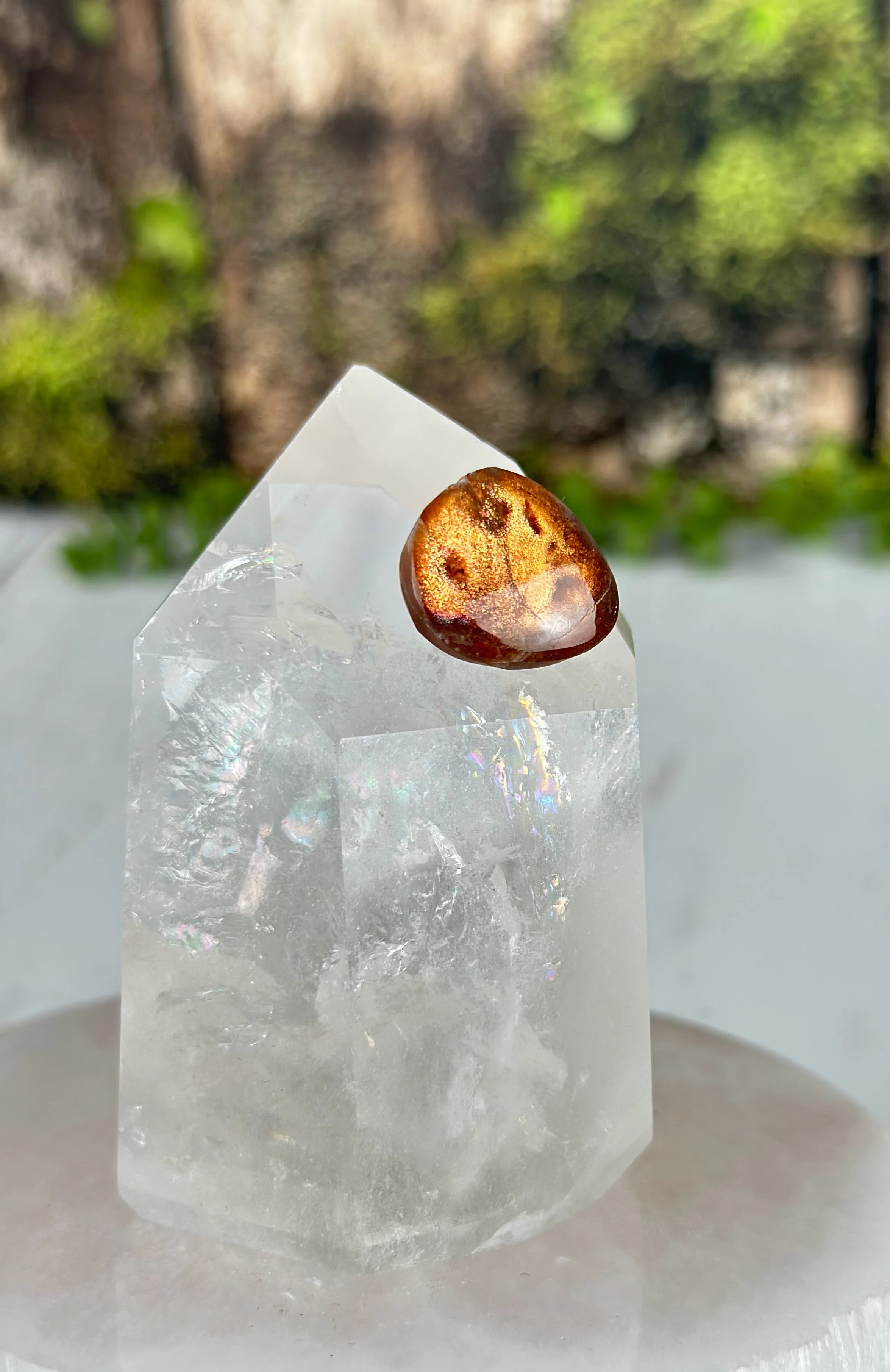 Purple Haze Sunstone Gemstone Tanzania #16