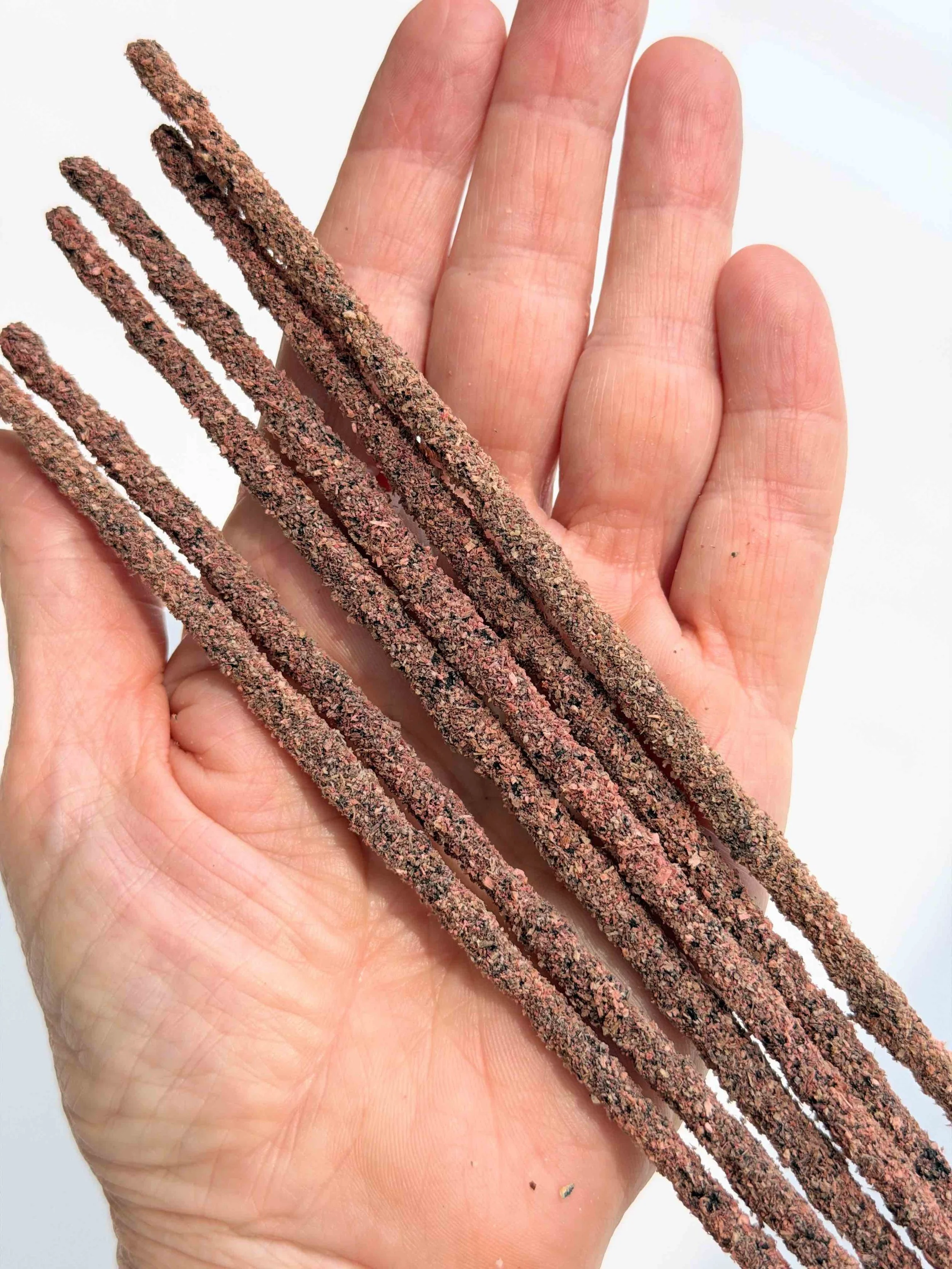 Handcrafted Artisan Code 1995 Thousand Aromas Resin Botanical Spice Incense Sticks 11"