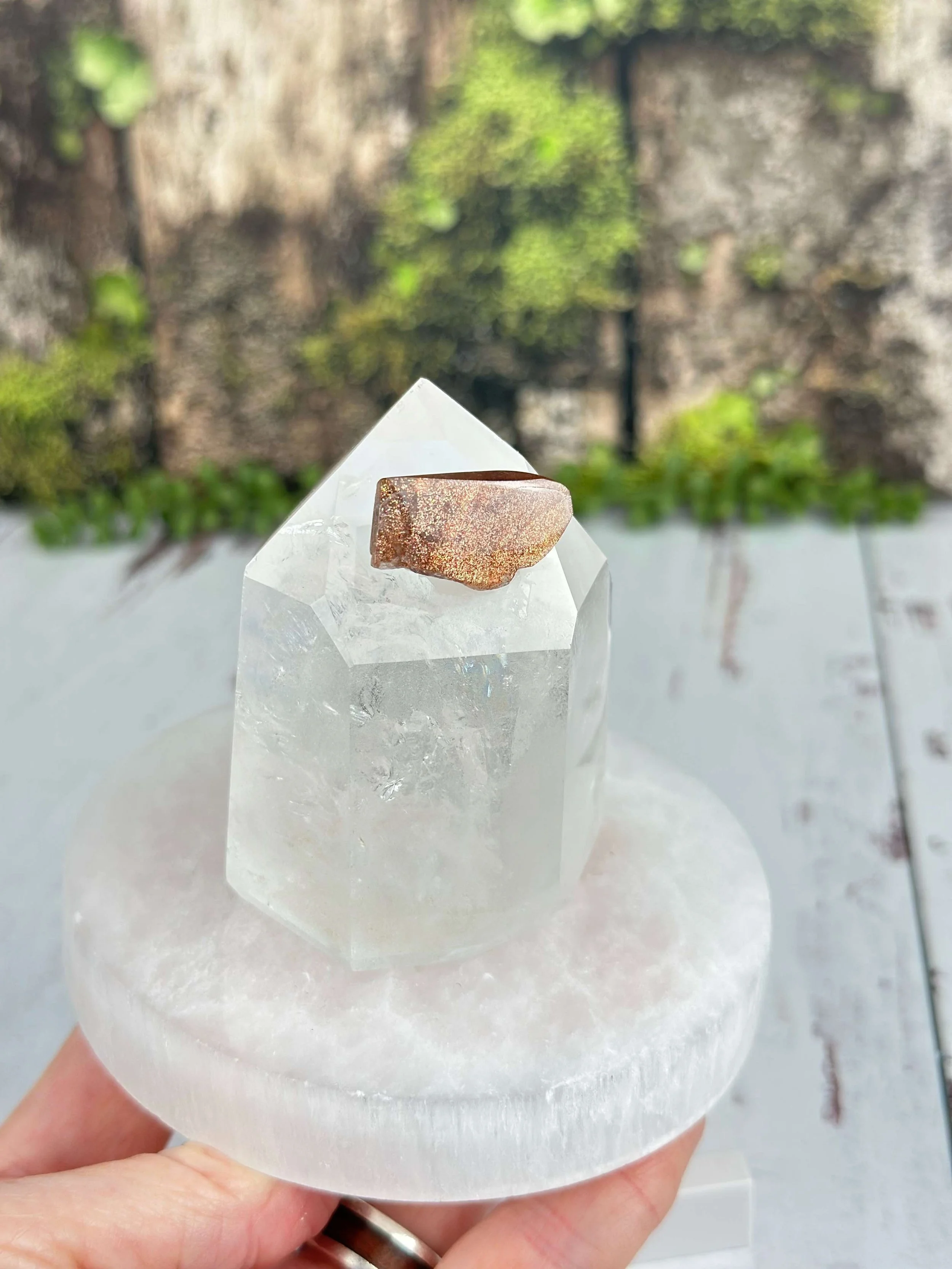 Purple Haze Sunstone Gemstone Tanzania #13