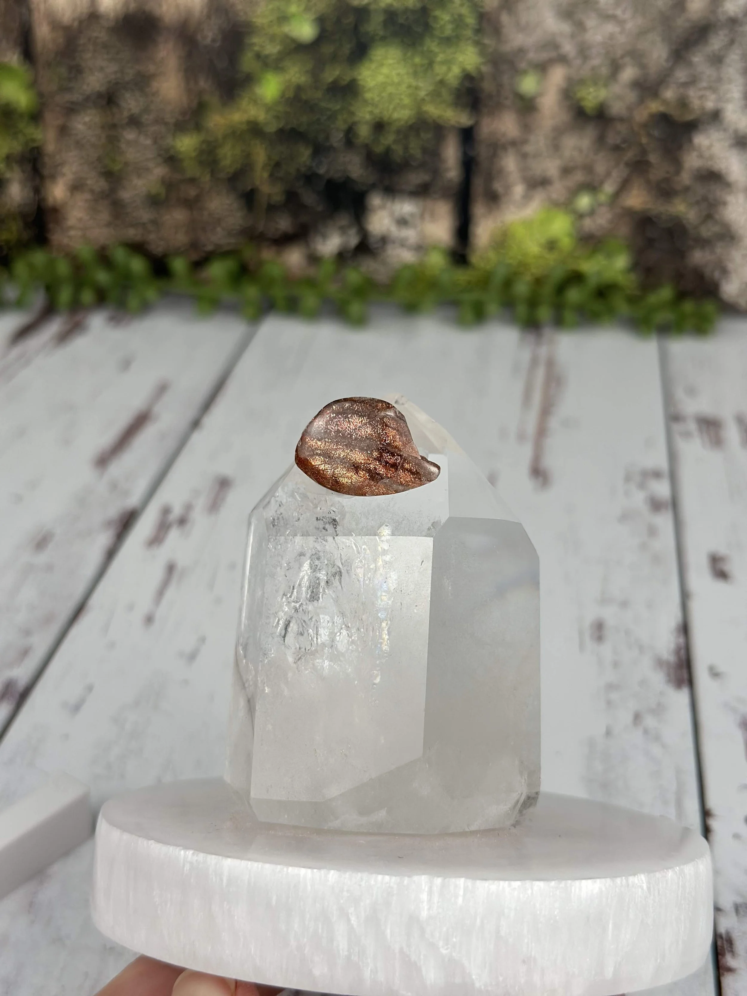 Purple Haze Sunstone Gemstone Tanzania #8