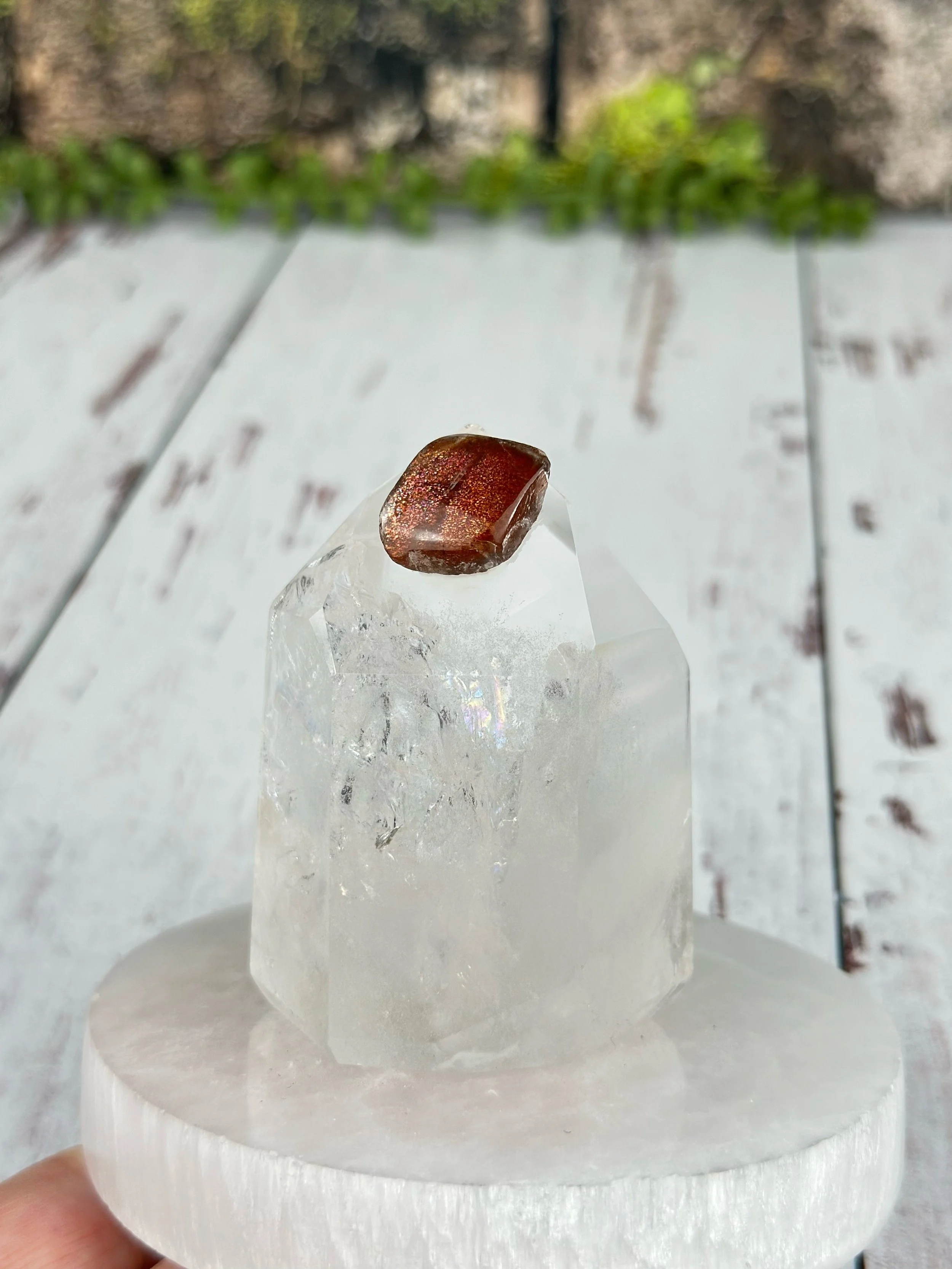 Purple Haze Sunstone Gemstone Tanzania #5