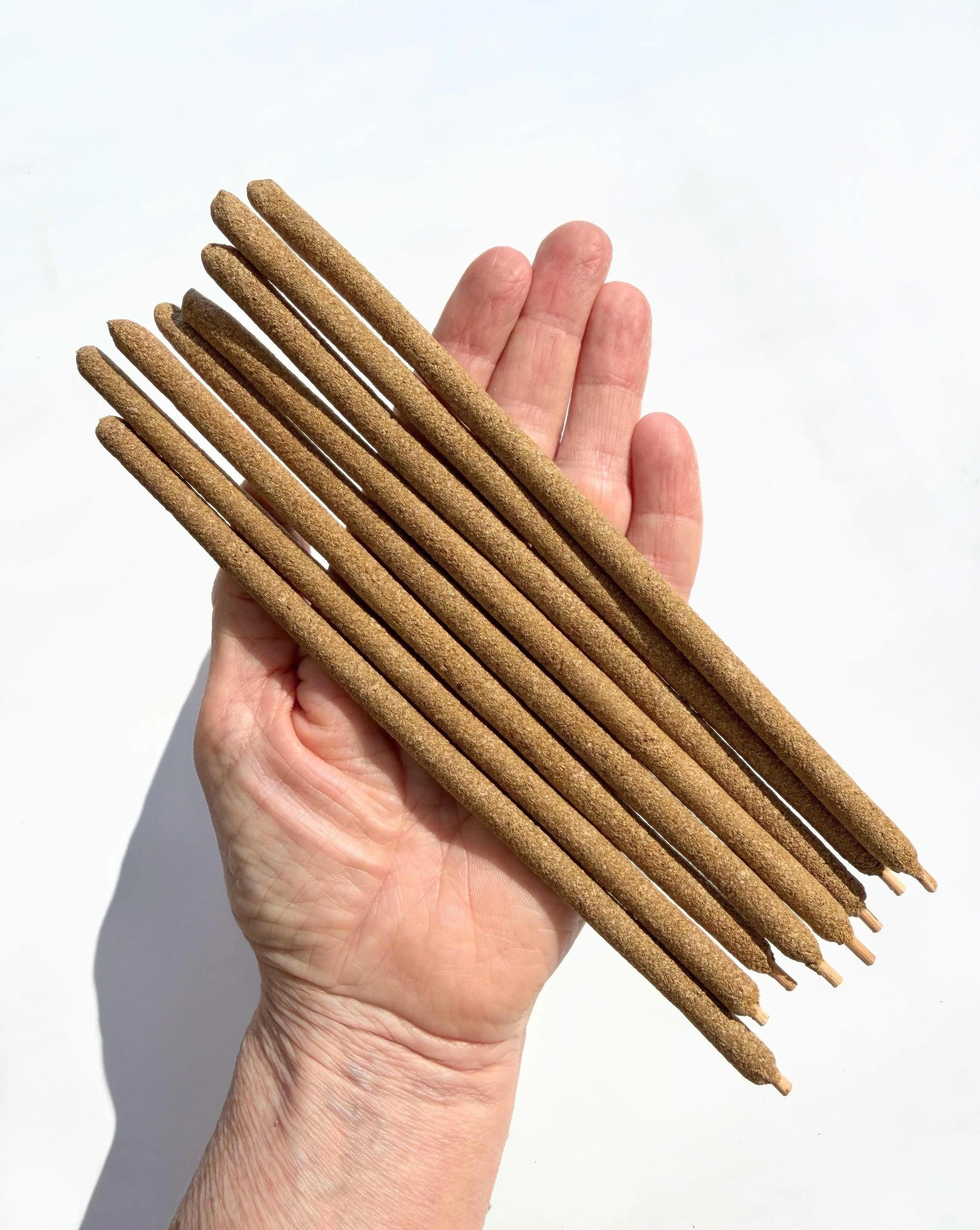 Handcrafted Artisan Palo Santo Thick Incense Sticks 8"