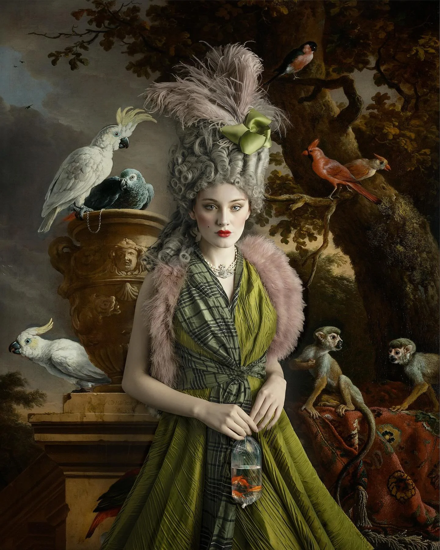 MARIE MENAGERIE
.
.
.
Photographed, styled and edited by @julieherbertadamsportraits 
Muse: @meg.modelling 
Created in the studio at a recent fine art event.
.
.
.
#fineartphotography #fineartportrait #visualstoryteller #surrealartist #visualpoetry #