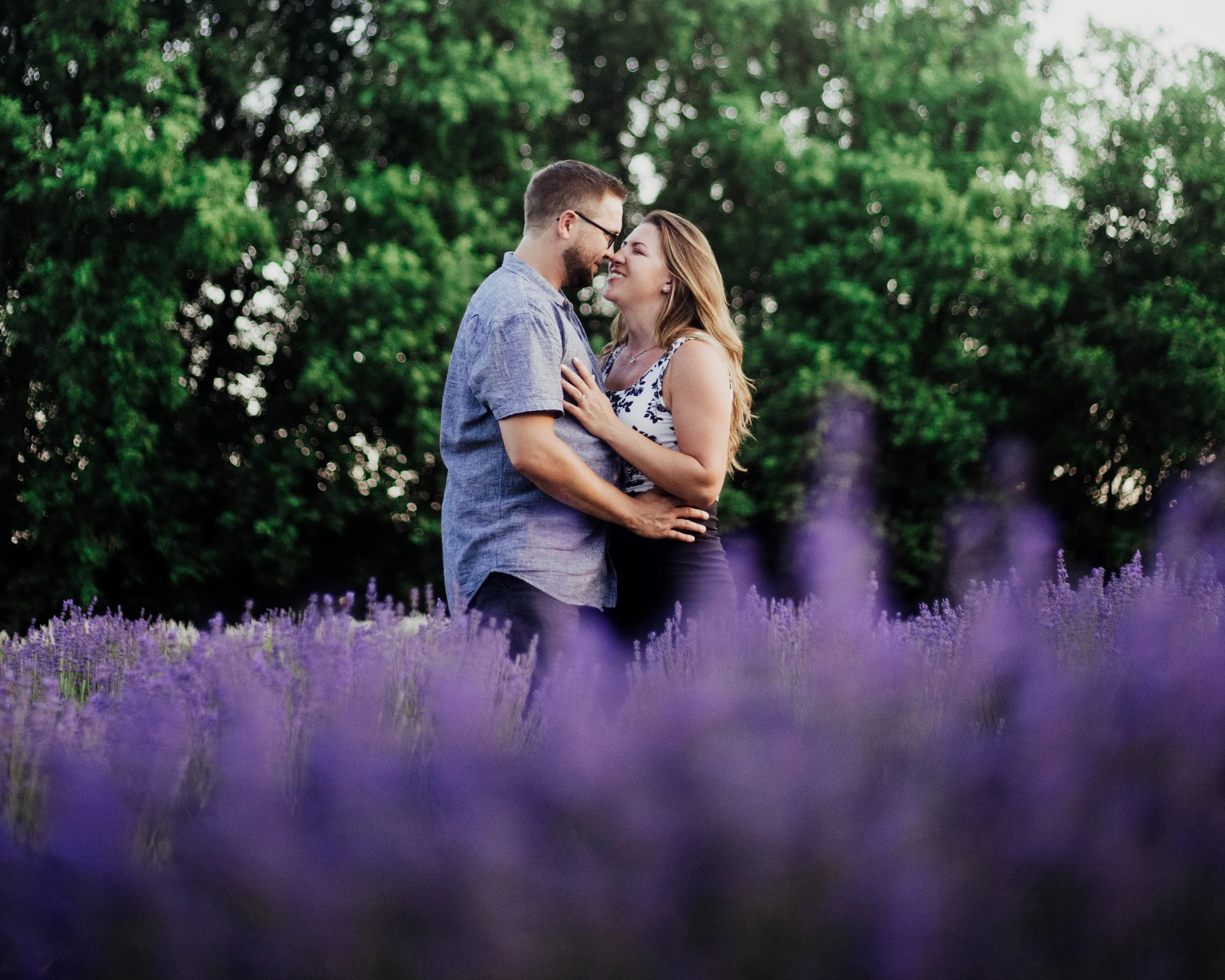 Ridiculously fun E-sesh at The Lavender Farm in Ayr Ontario!