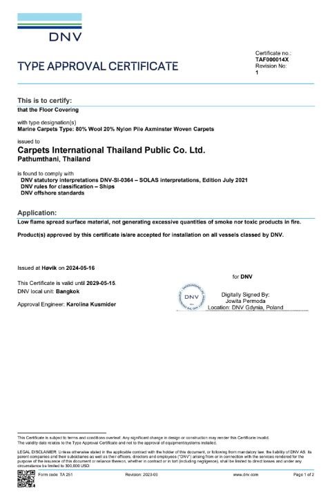 IMO - EC (Module D)