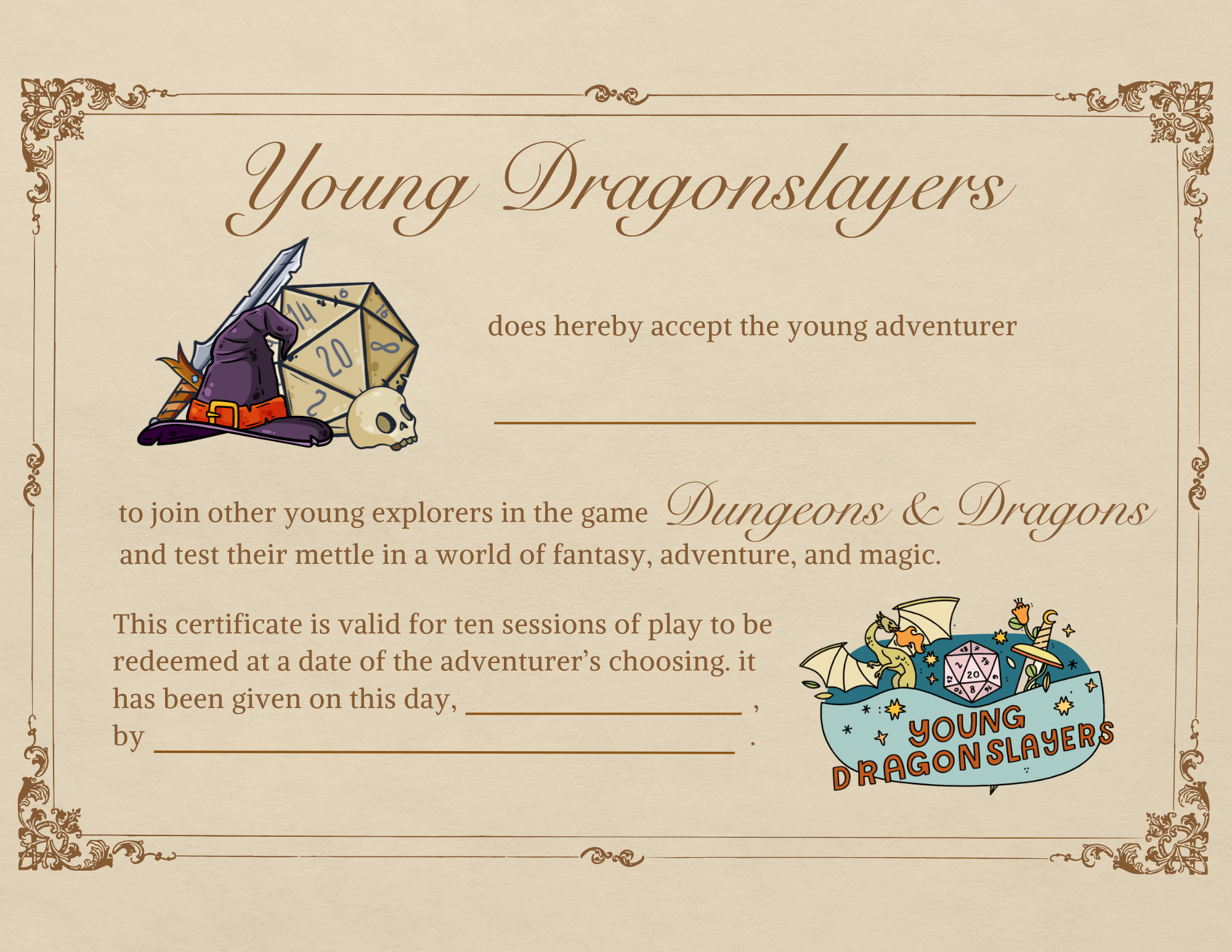 Young Dragonslayers Certificate Front.png