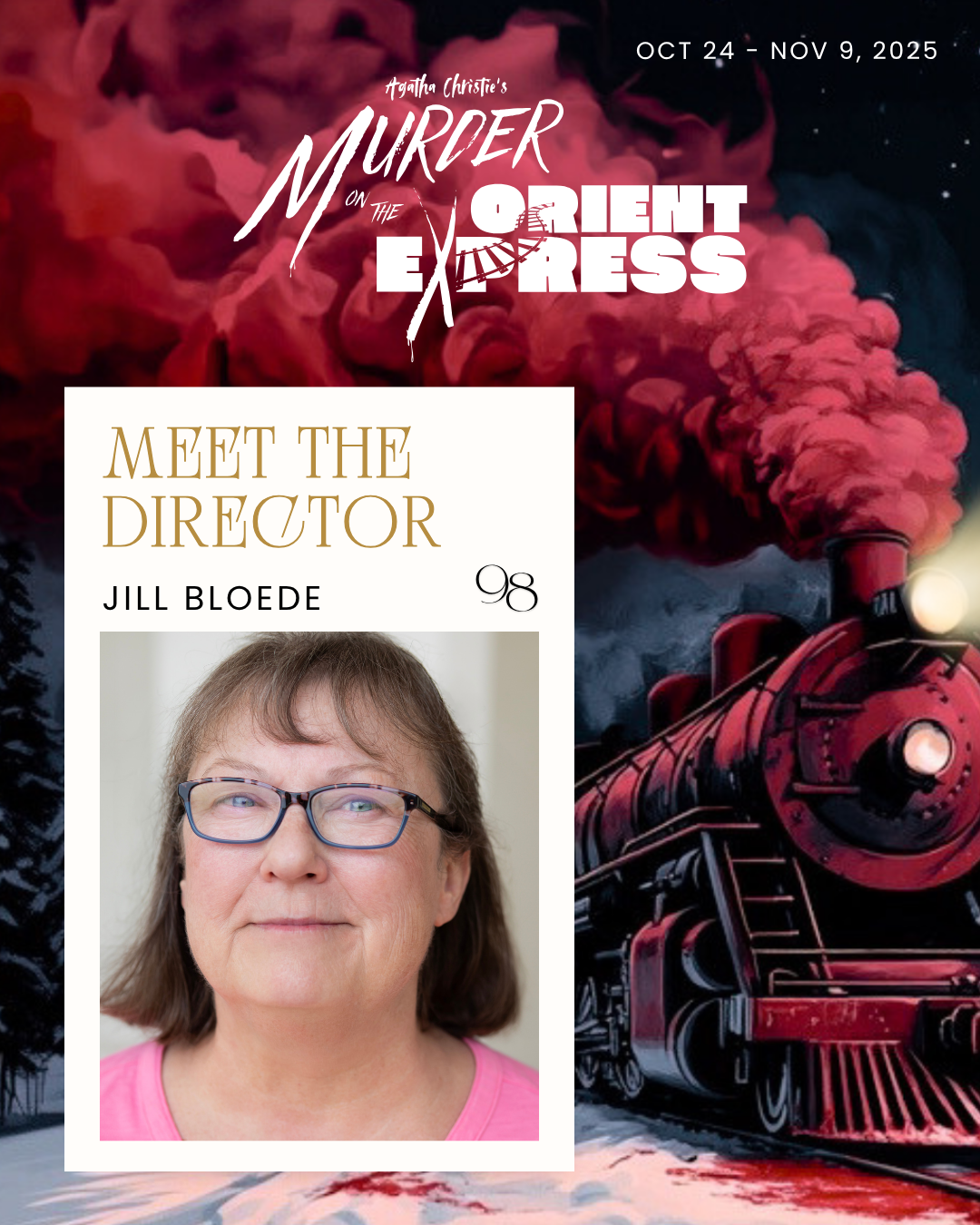 Interview with Jill Bloede, director for Murder on the Orient Express