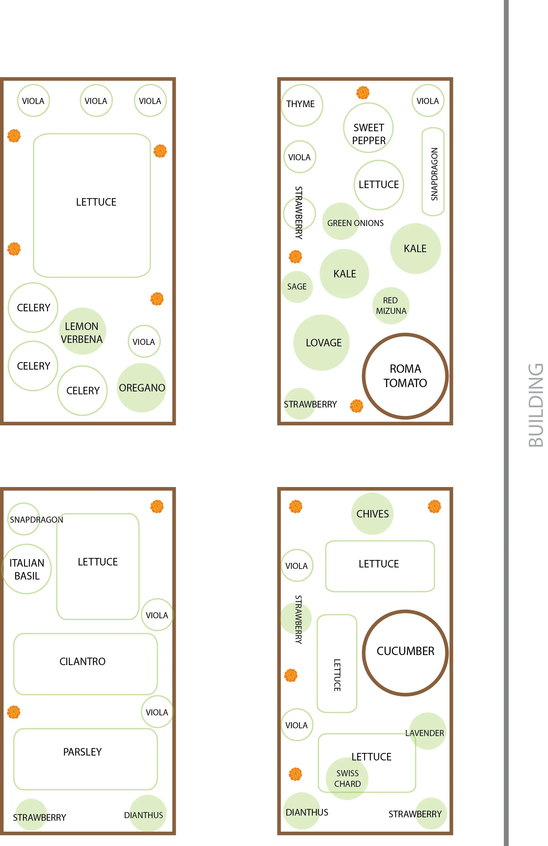 santa monica beachfront spring garden