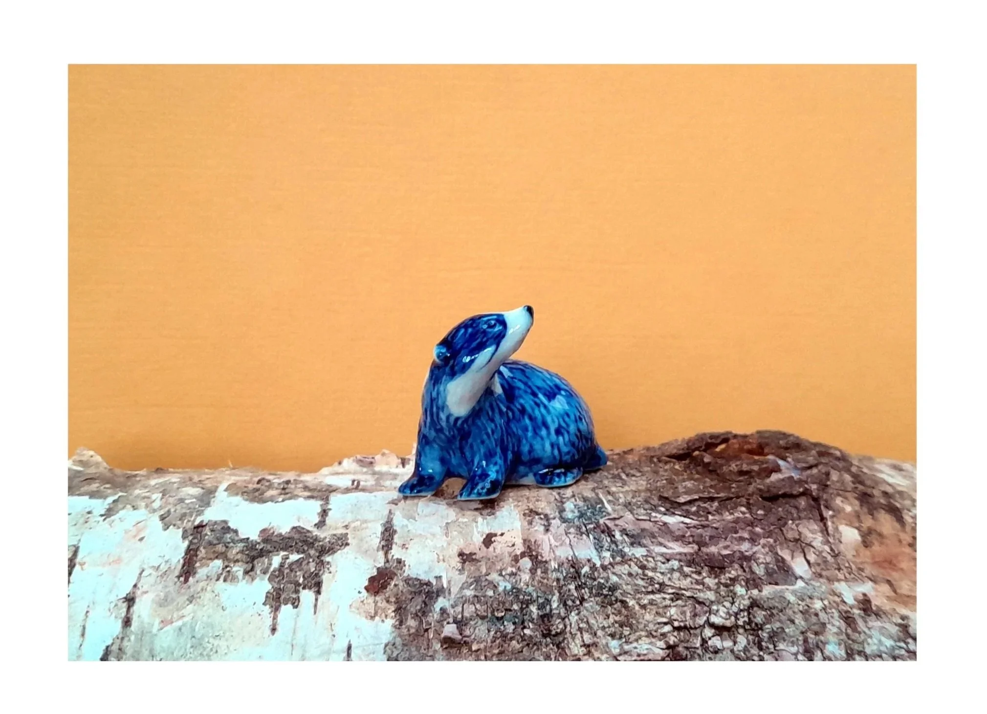 Badger ceramic miniature