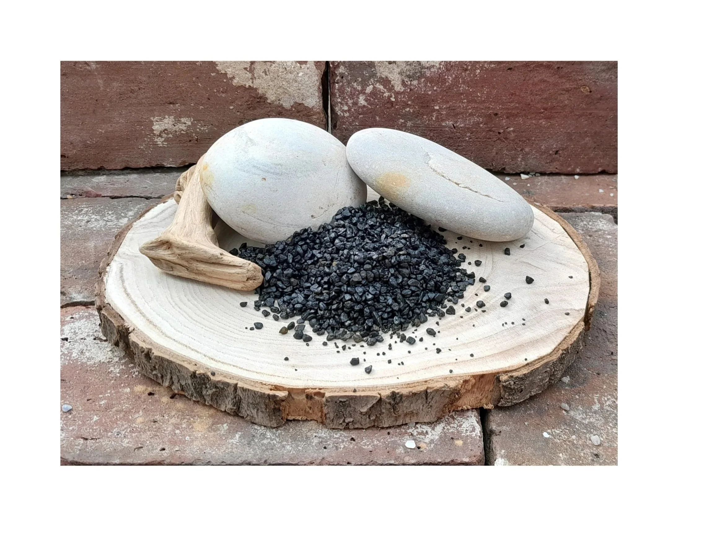 Decorative Black gravel