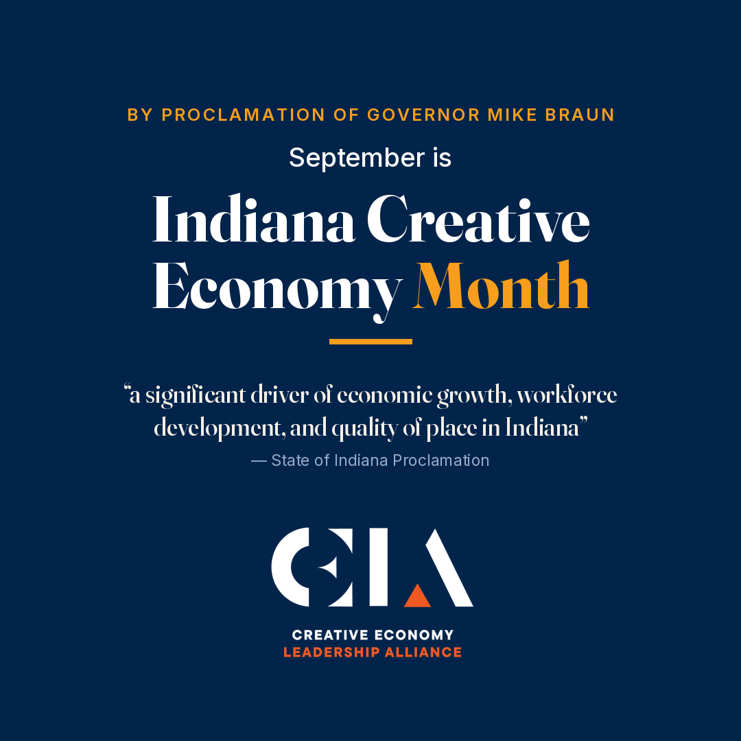 Governor Braun Proclaims September“Indiana Creative Economy Month”