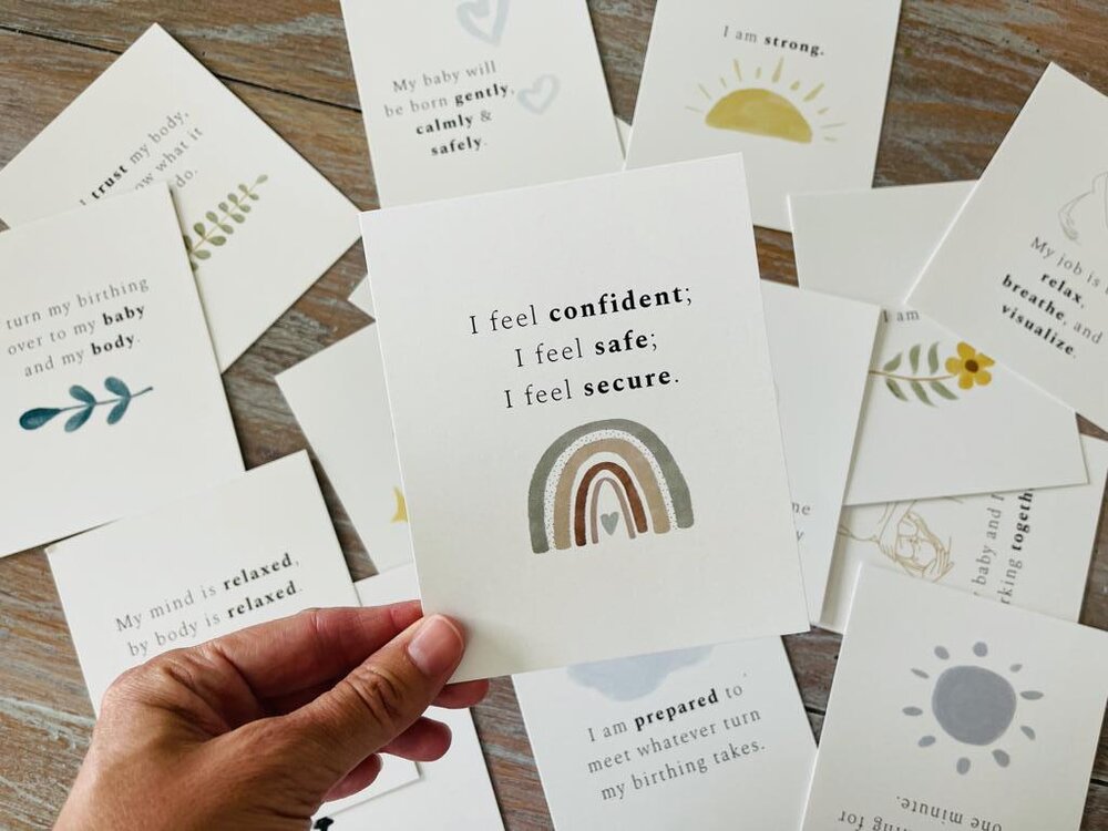 HypnoBirthing Affirmation Cards