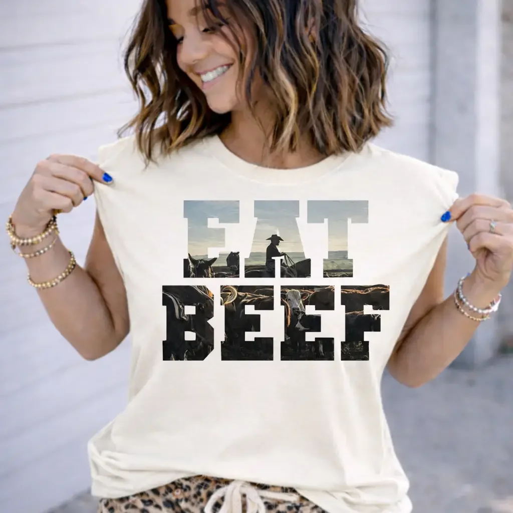 EAT BEEF Graphic Tee