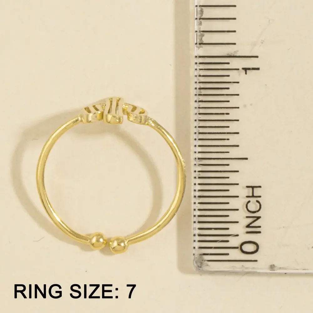 Silver Cactus Ring