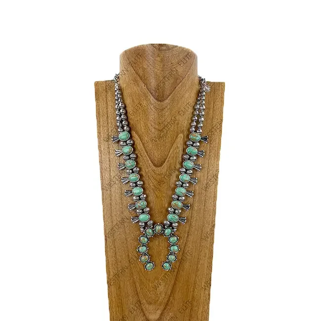 Turquoise Silver Elegance Necklace