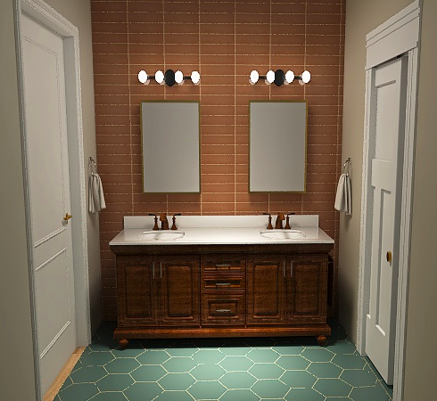3D Render Bathroom