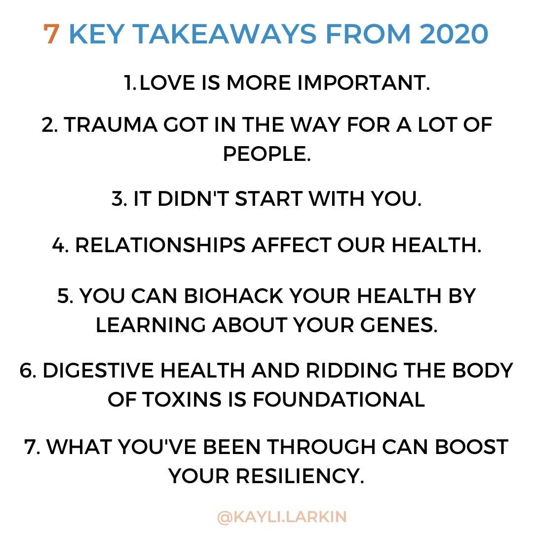 Key takeaways from 2020

Help more people &mdash; Share with a friend if you think they&rsquo;d like it &lt;3

https://kaylilarkin.com/blog-1/2020/9/1/helping-your-relationship-survive-a-quarantine-20-tips-from-attachment-theory
https://www.kaylilark