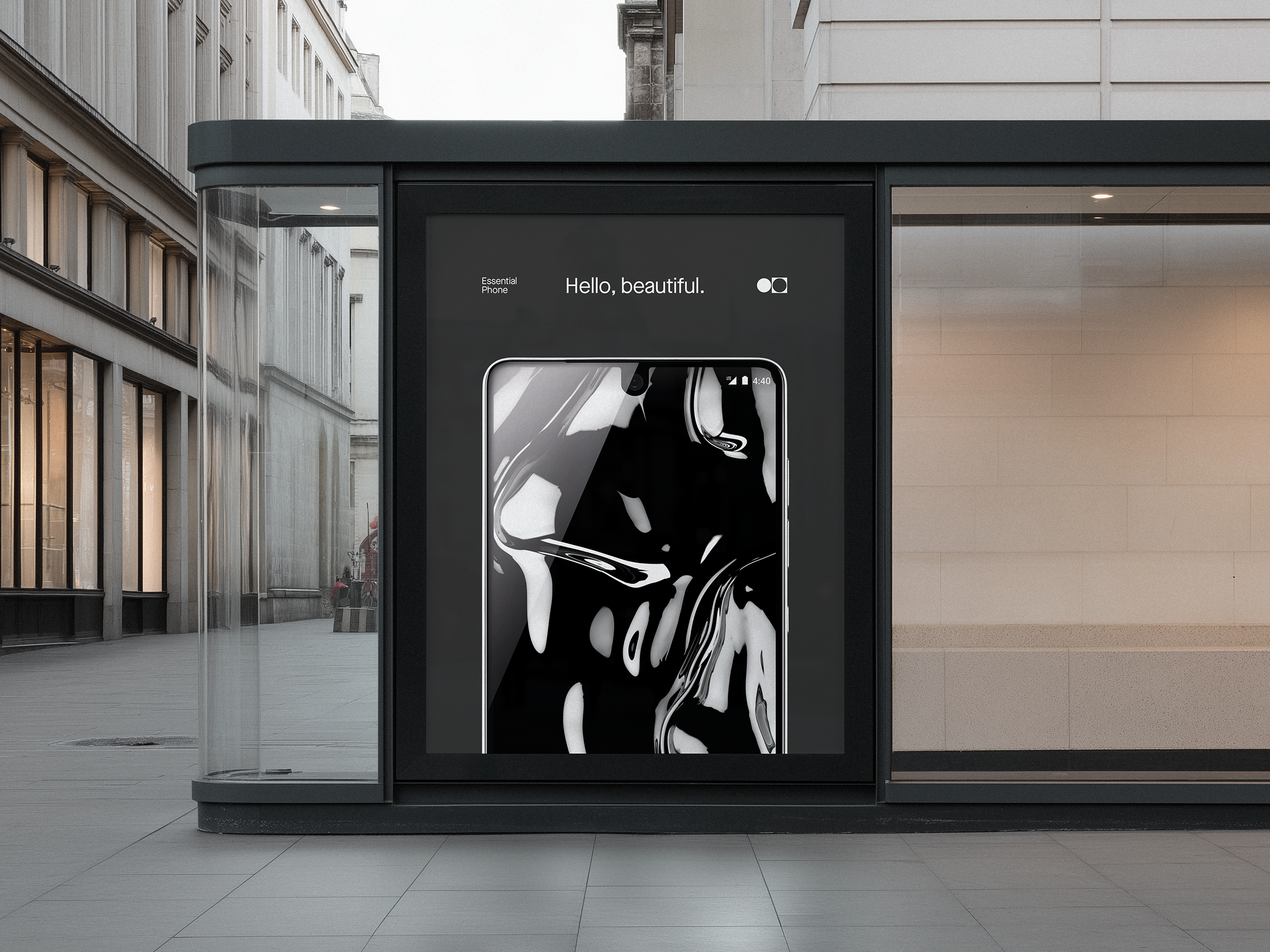 Essential Phone OOH Bus Ad