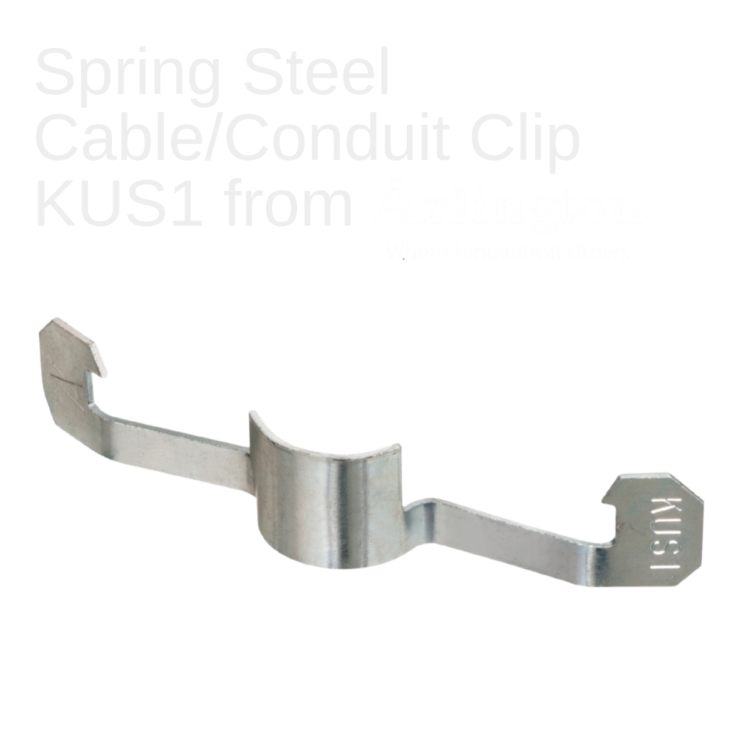 Supports Conduit to Rod, Wire or Flange. No Installation Tools Required