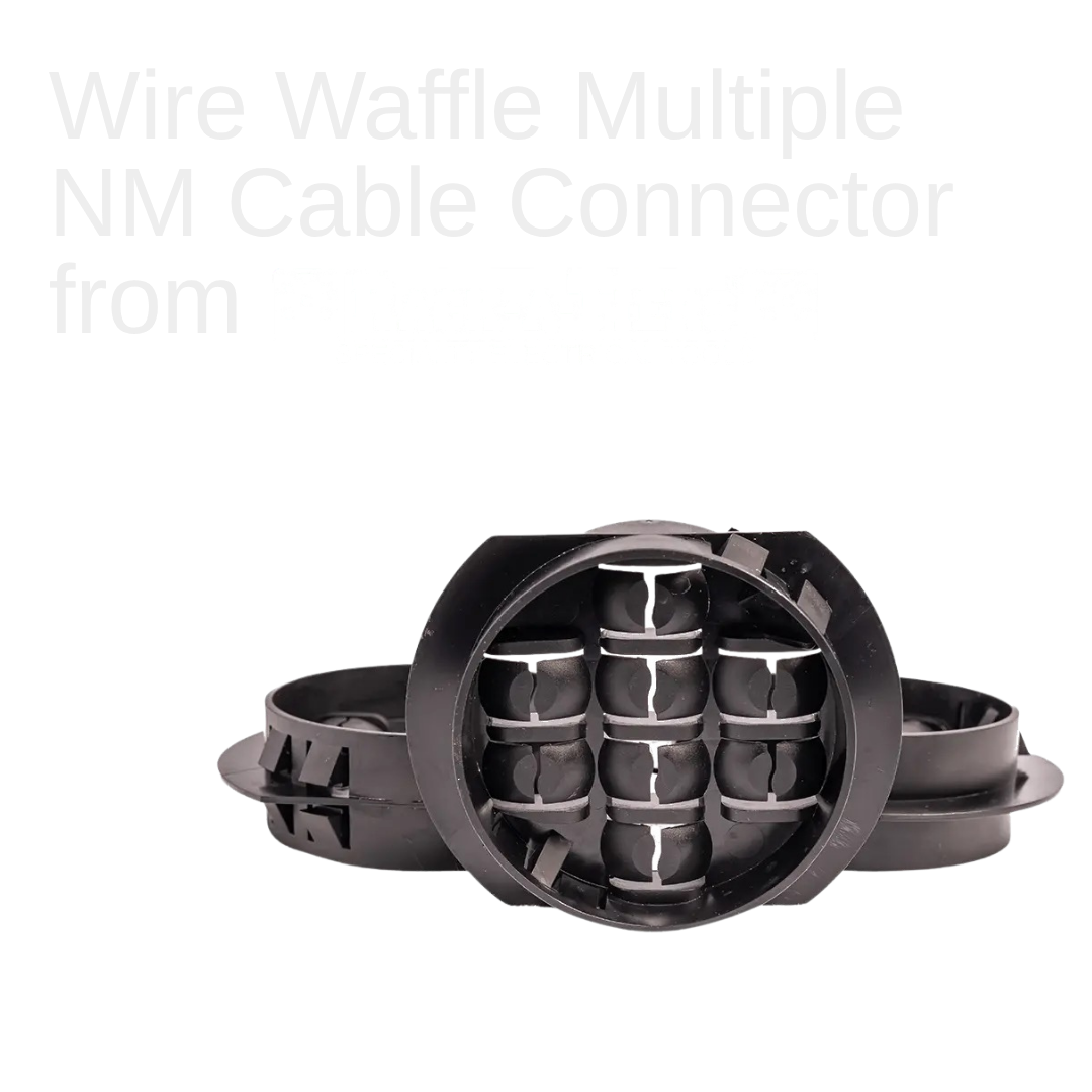 Installed in 2.5” panel knockouts to connect up to 16 different cables through a single hole. Cut labor time down by reducing the number of KO’S electricians will have to open. This one-of-a-kind connector will reduce wear and tear on tools, clean up