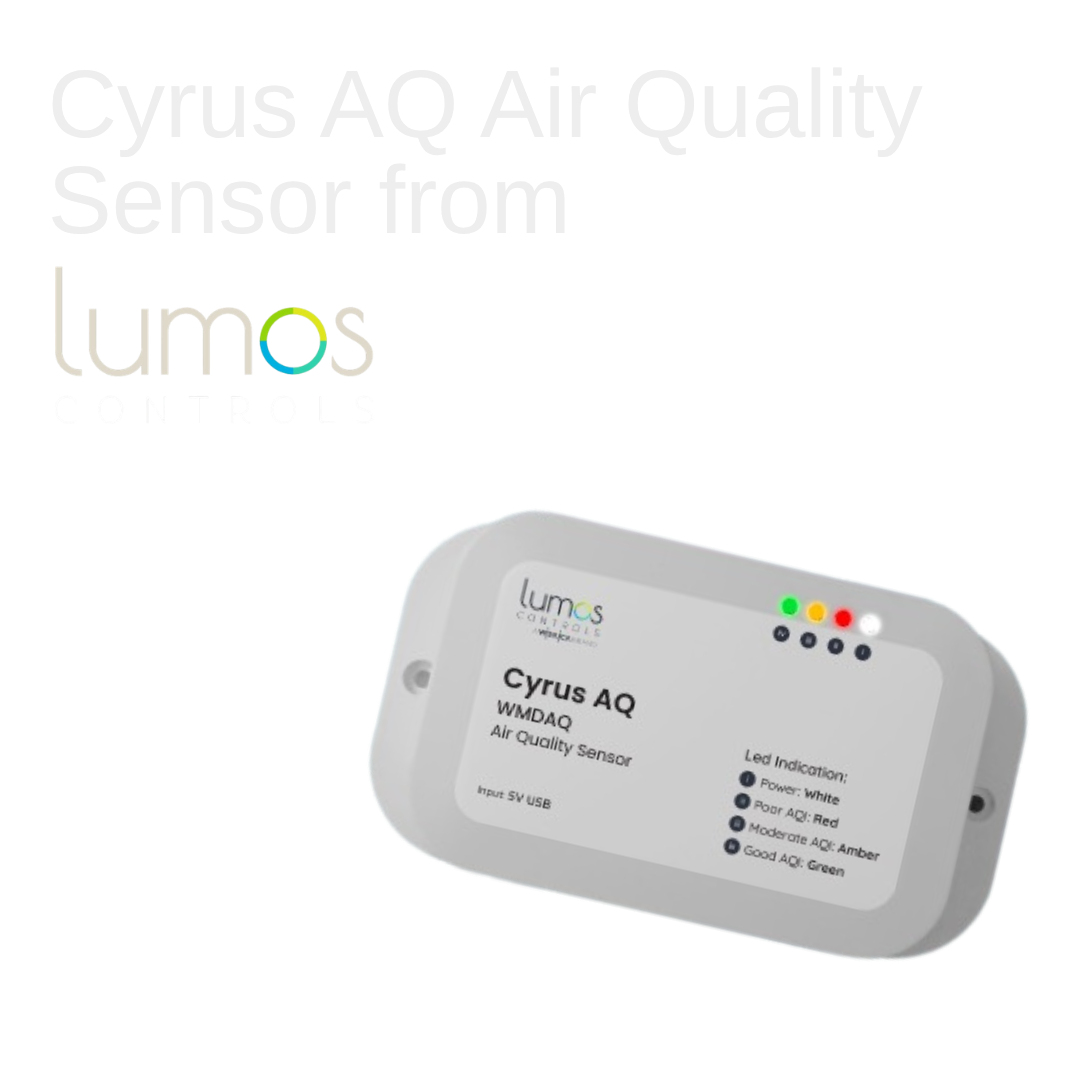 Keep your indoor spaces safe and healthy with Cyrus AQ - a compact, indoor air quality sensor designed to monitor and maintain a healthy indoor environment. Whether it’s a smart office, a classroom, or a home, Cyrus AQ helps keep the air fresh and sa